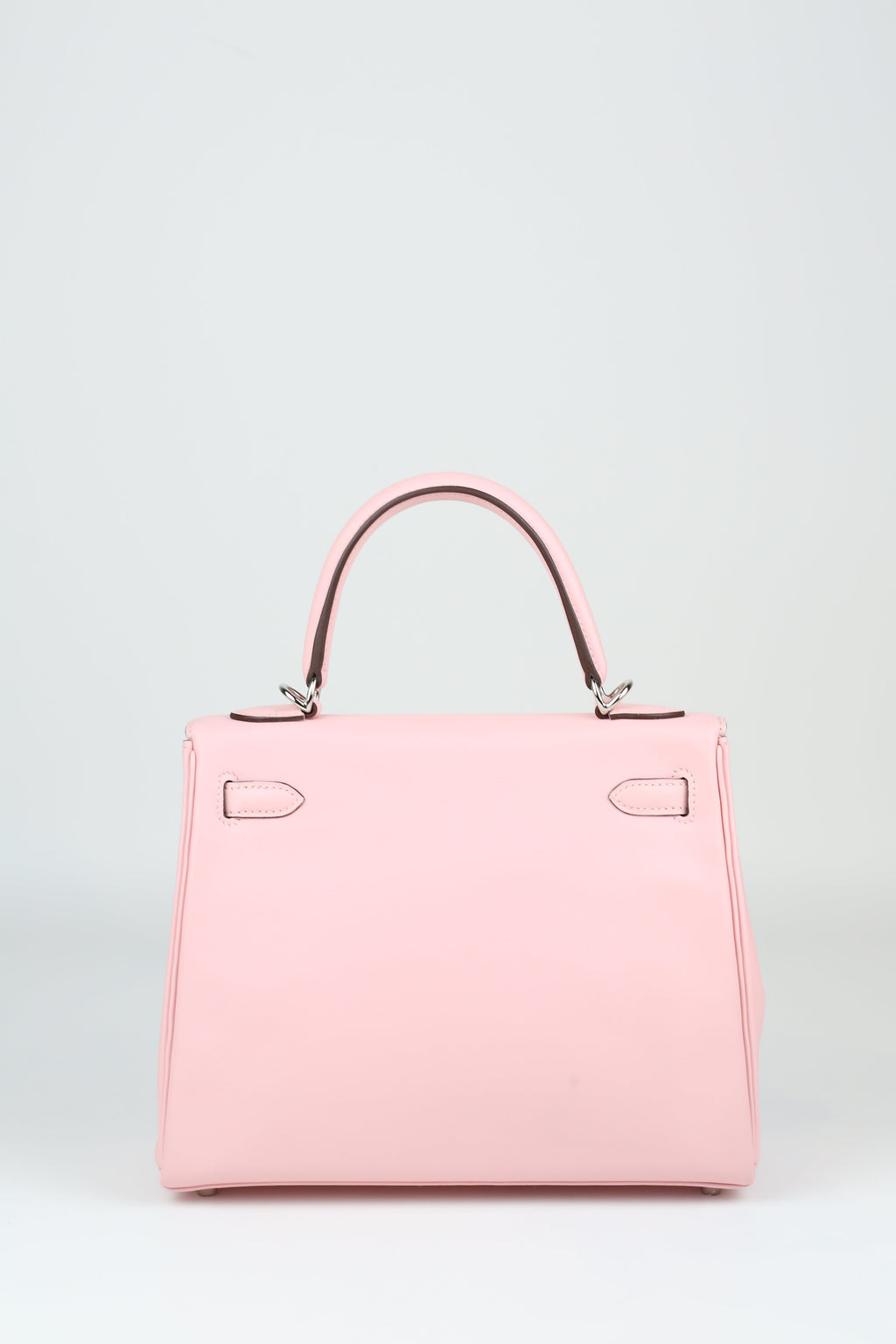 HERMÈS Kelly 25 Rose Sakura Silver