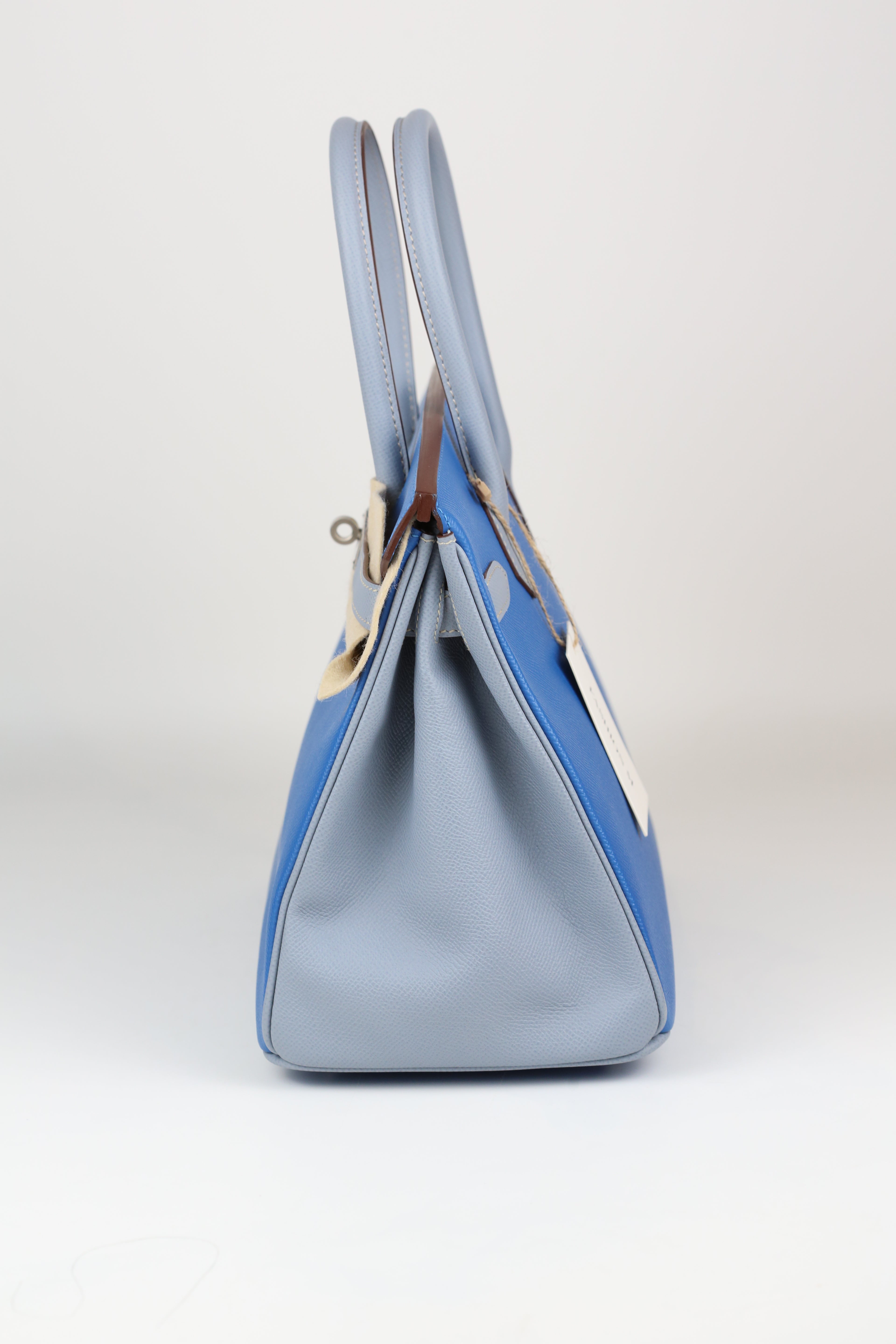 HERMÈS Birkin Blue