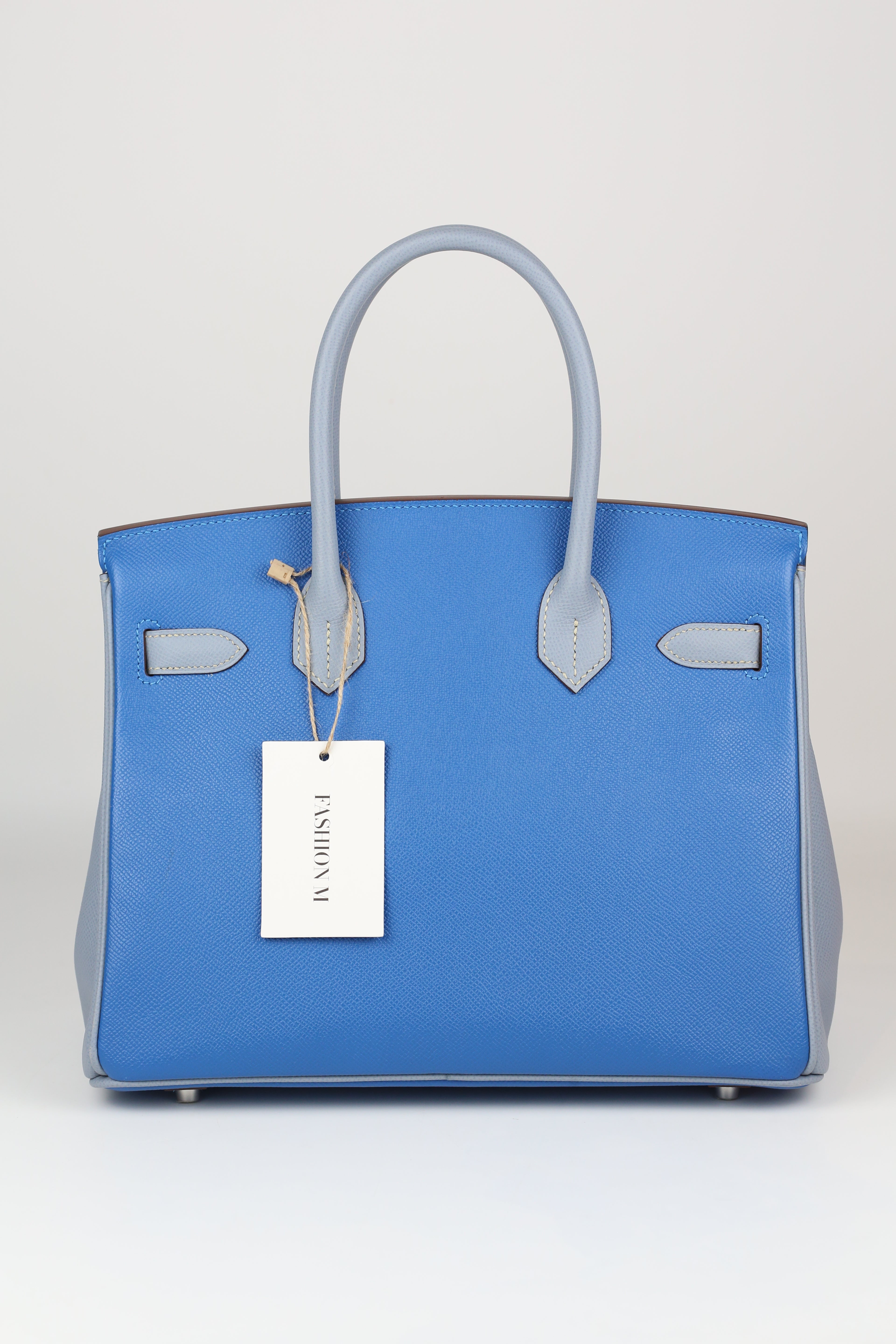 HERMÈS Birkin Blue