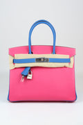 HERMÈS Birkin 30 Pink & Blue