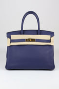 HERMÈS Birkin 30 Bleu Eucre