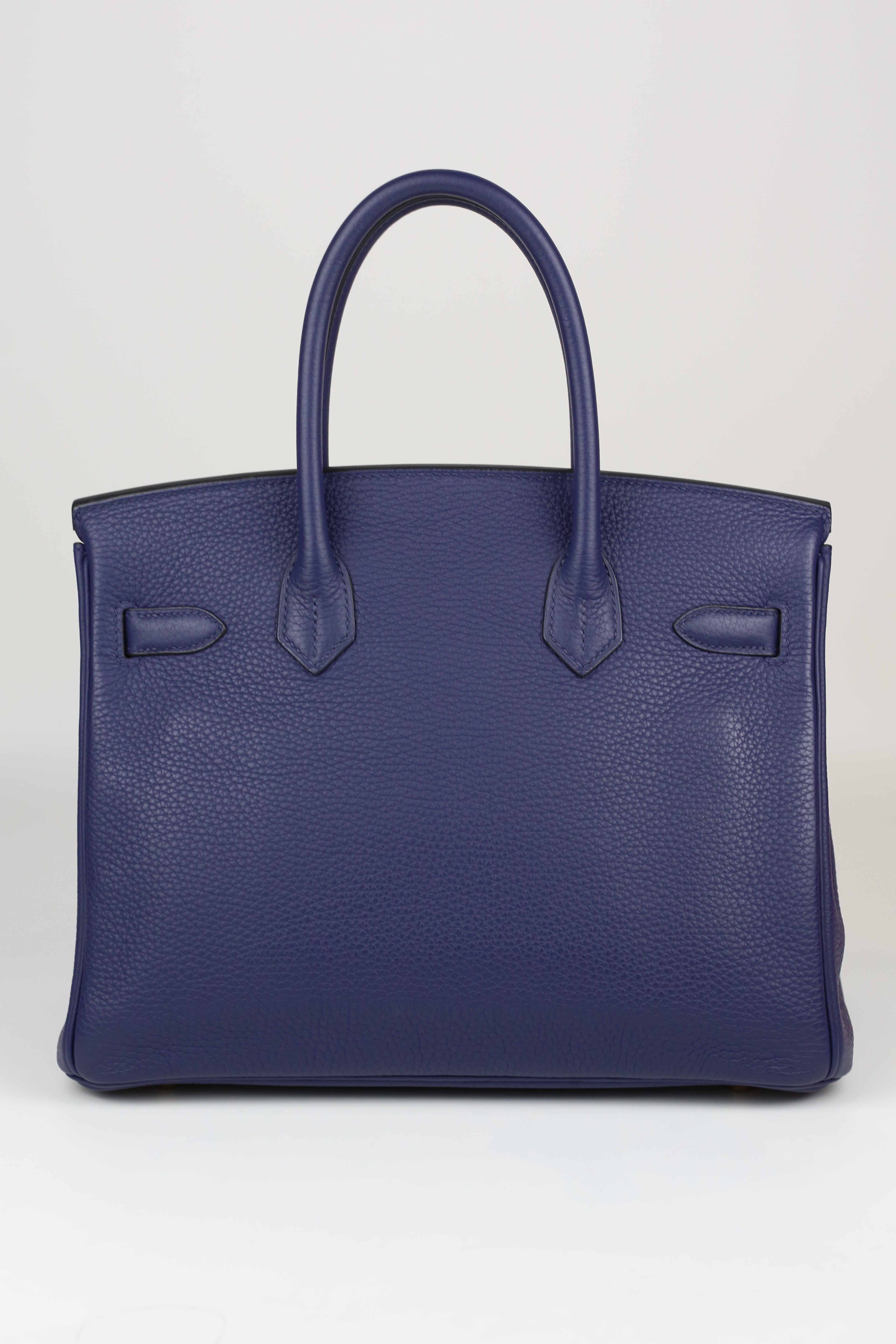 HERMÈS Birkin 30 Bleu Eucre