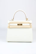 HERMÈS Kelly 25 Mushroom Gold