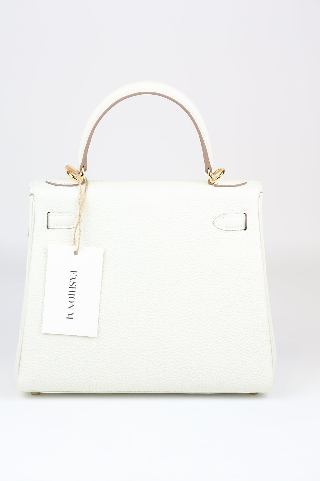HERMÈS Kelly 25 Mushroom Gold