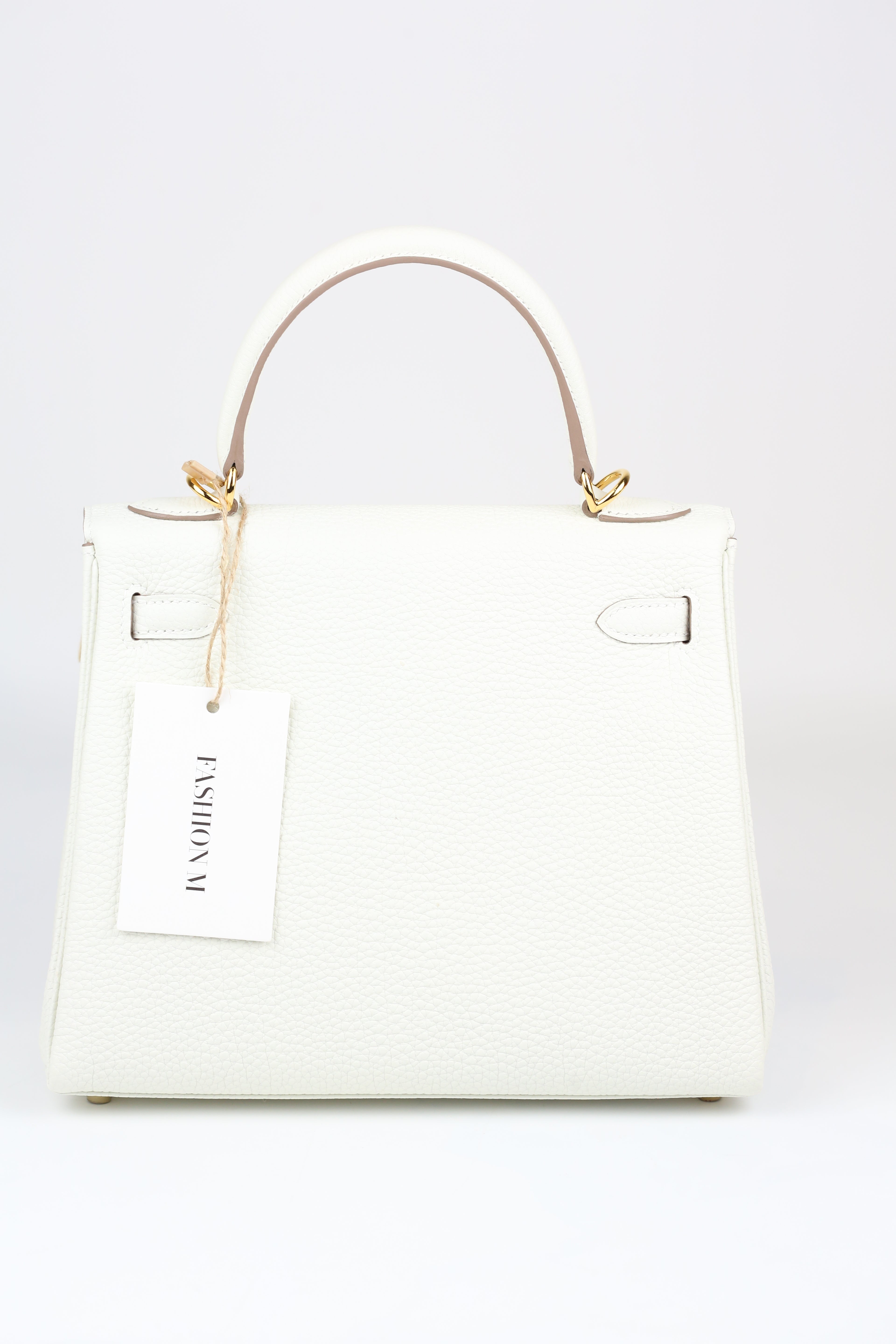 HERMÈS Kelly 25 Mushroom Gold