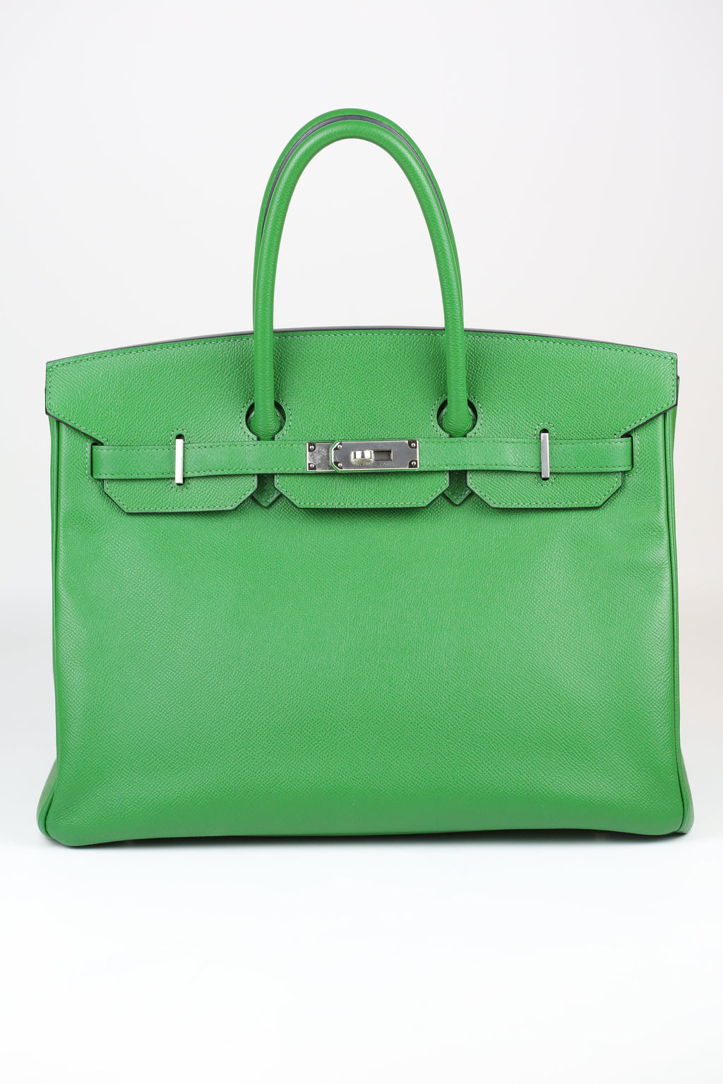 HERMÈS Birkin 35 Bamboo Silver