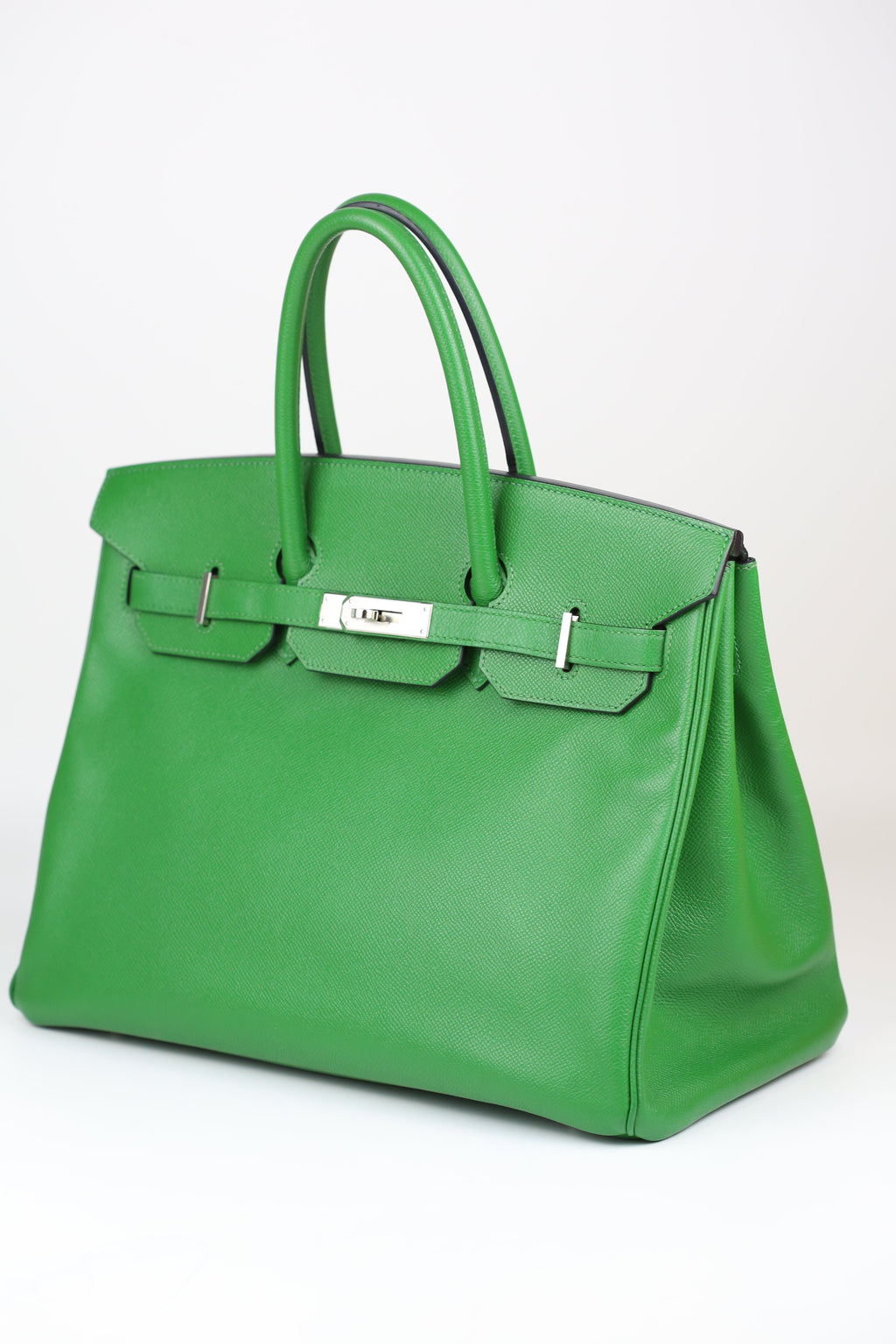 HERMÈS Birkin 35 Bamboo Silver