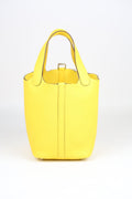 HERMÈS Picotin 18 Yellow Silver