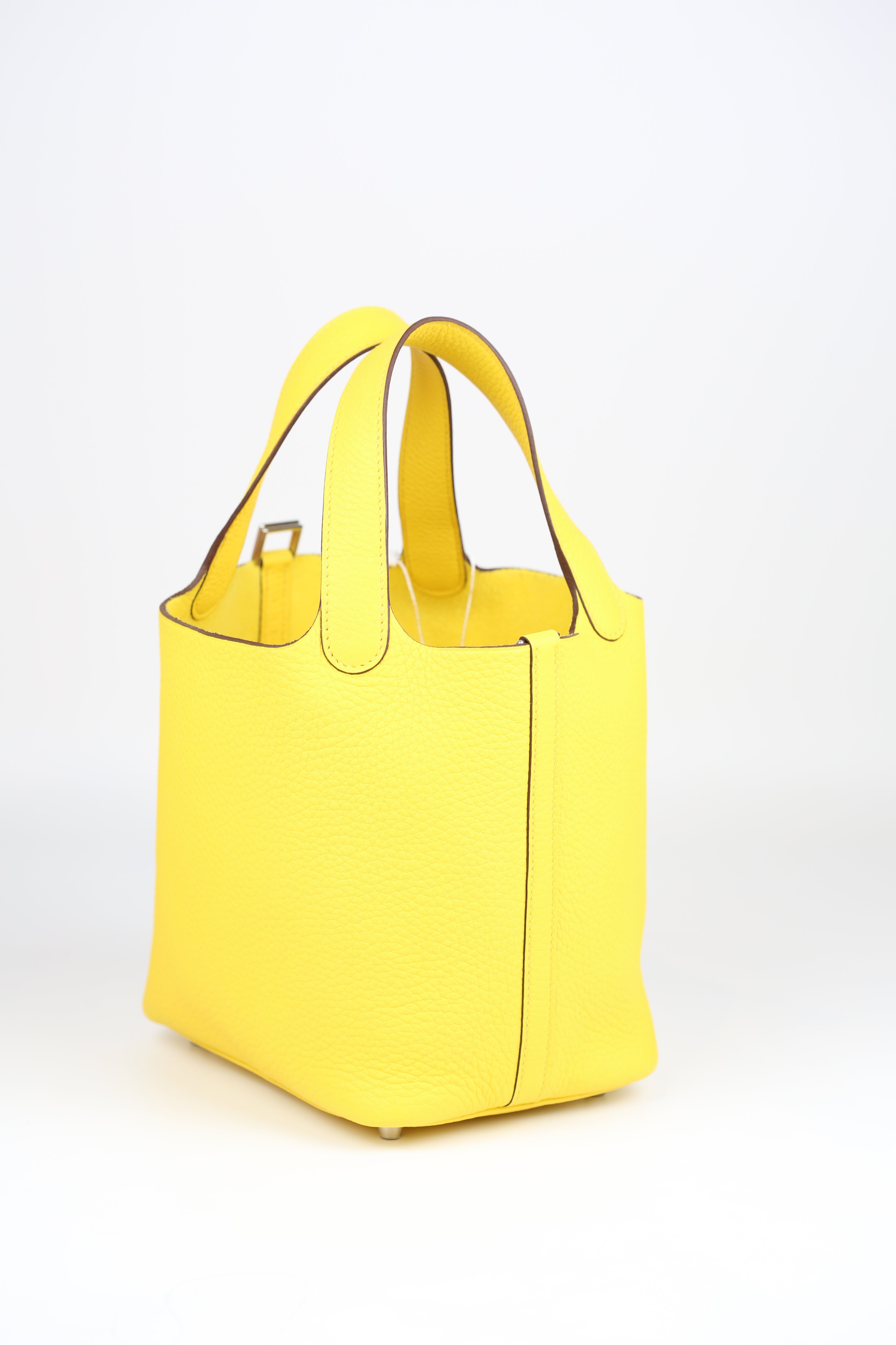 HERMÈS Picotin 18 Yellow Silver