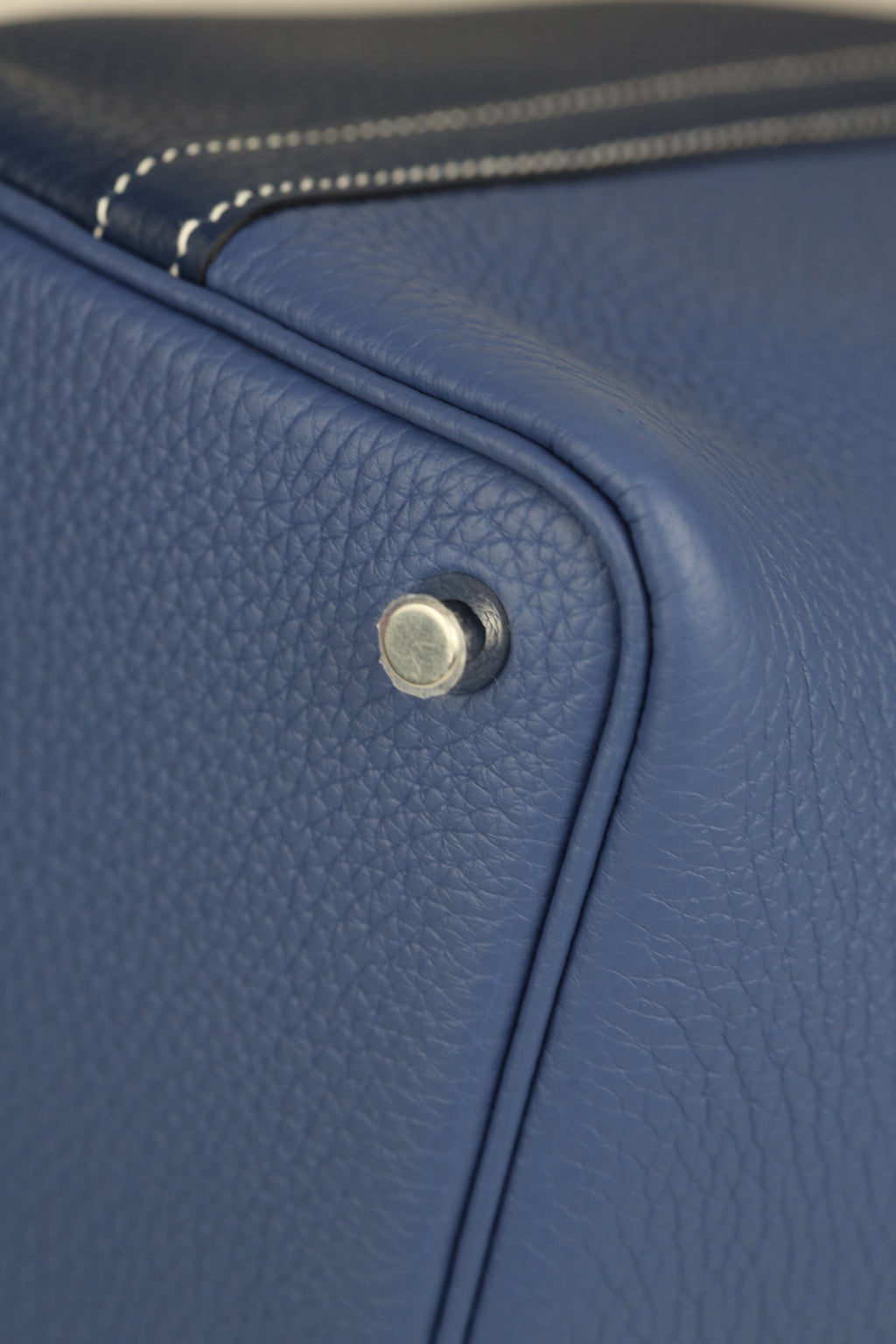 HERMÈS Picotin 18 Blue Saphir Silver