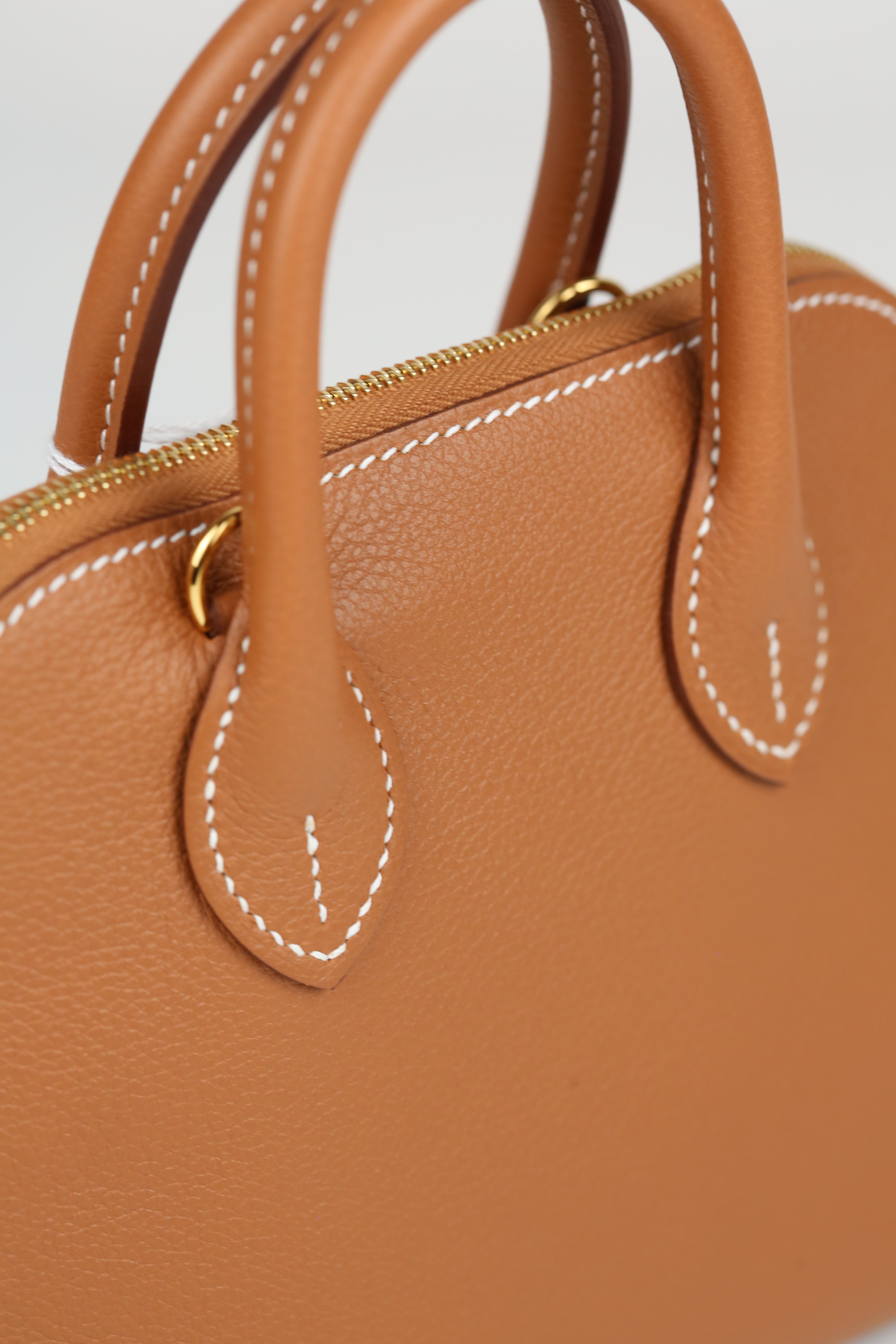 HERMÈS Mini Bolide Gold and Gold