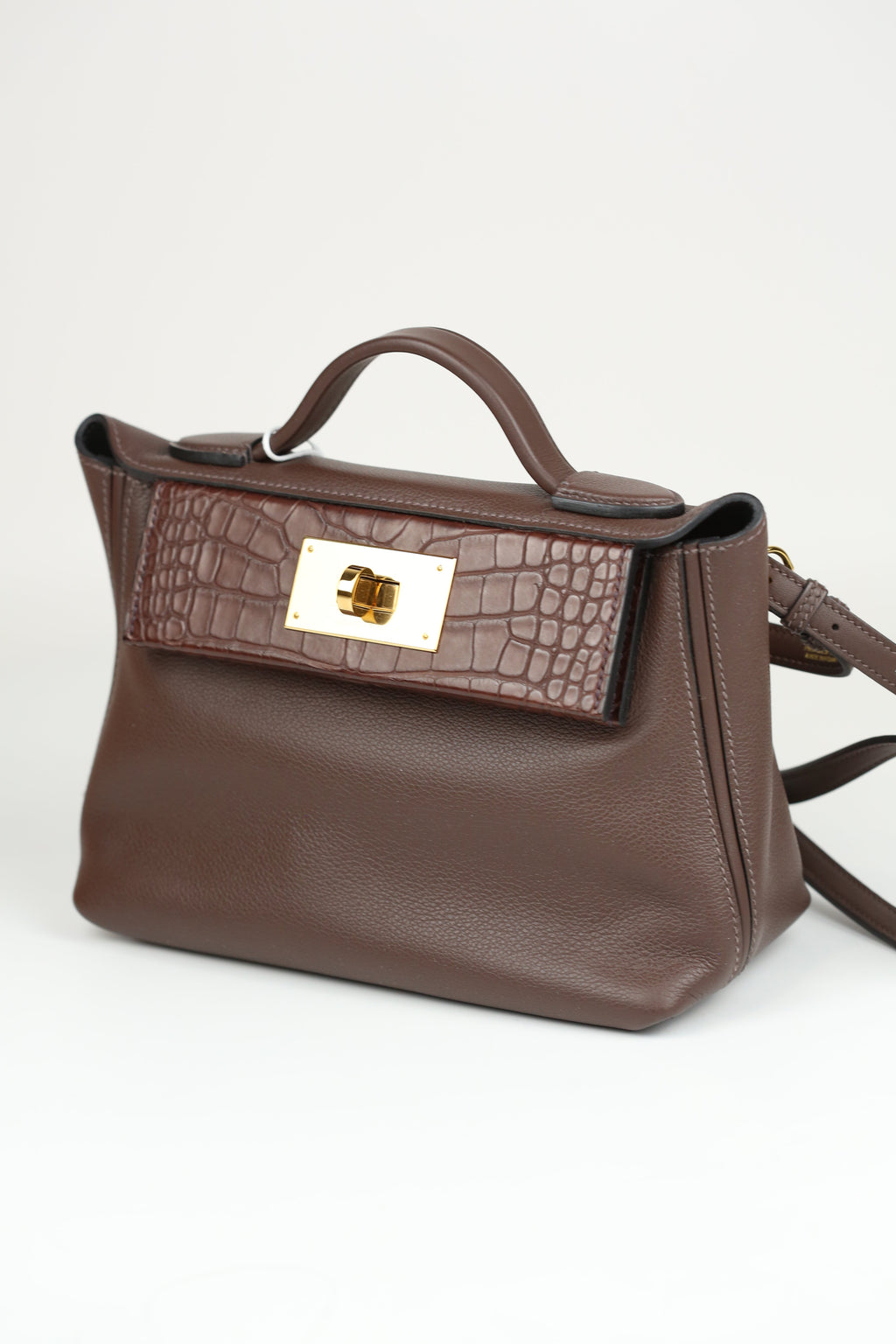HERMÈS 2424 Mini touch Moka Gold