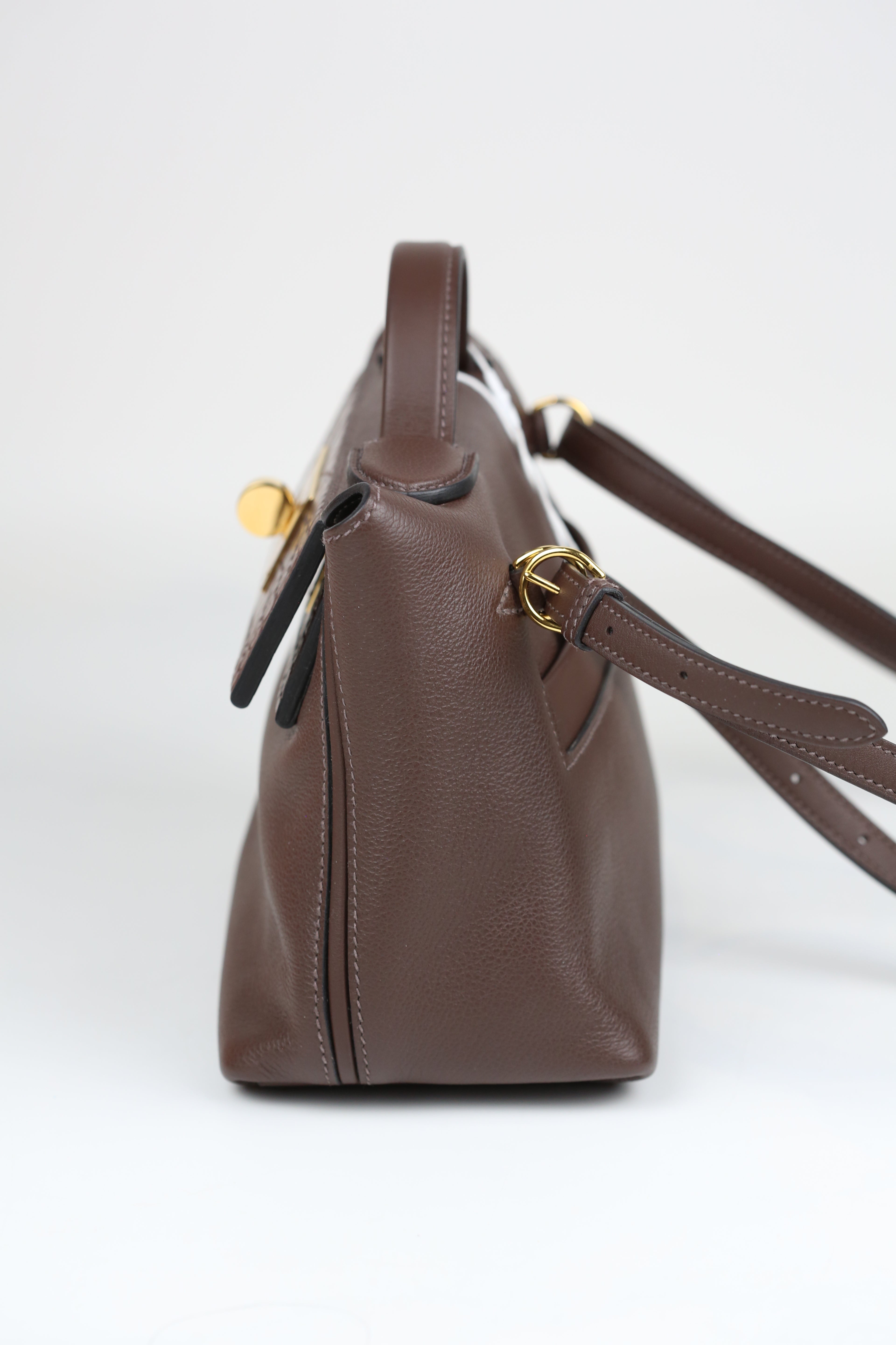 HERMÈS 2424 Mini touch Moka Gold