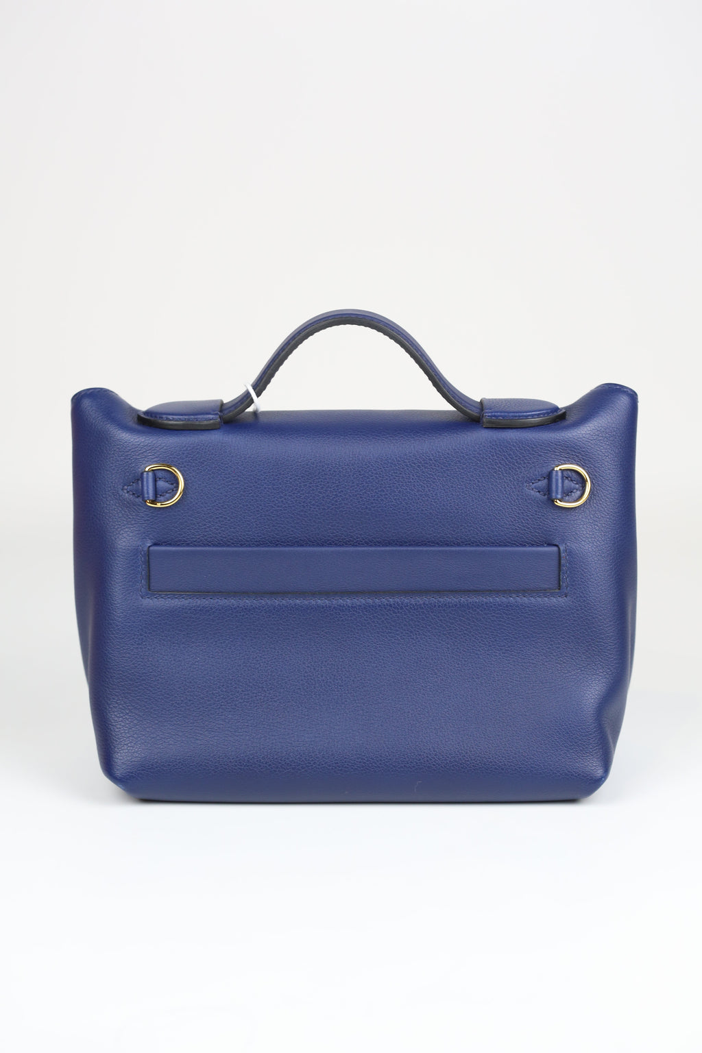 HERMÈS 2424 Bleu Saphir Gold Evercolor
