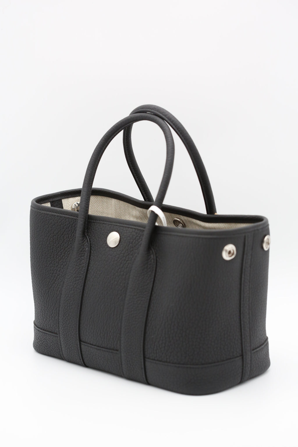 HERMÈS Mini Garden Party Noir Togo