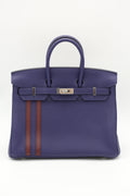 HERMÈS Birkin 25  Officer Silver Togo