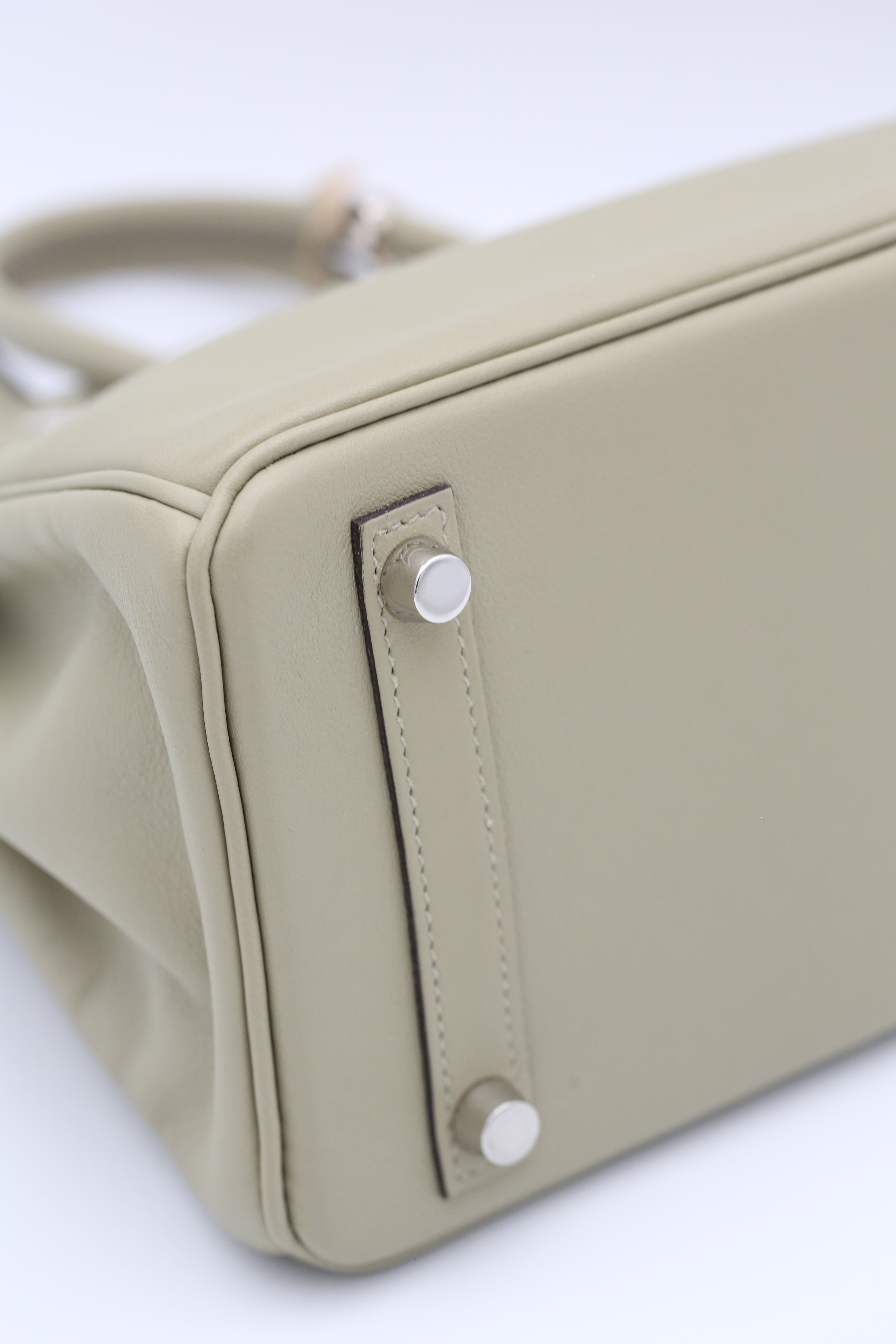 HERMÈS Birkin 25  Sauge swift
