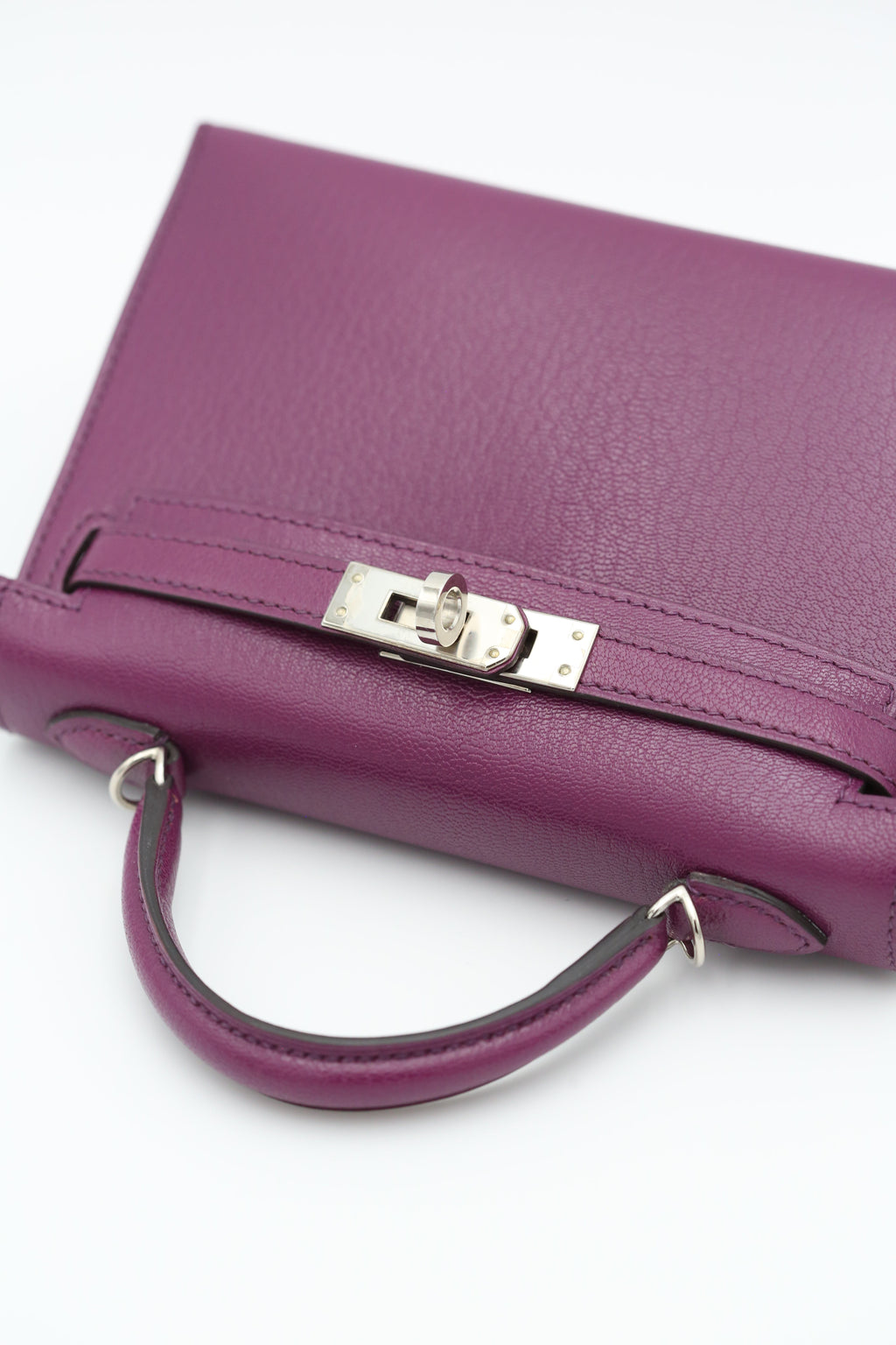 HERMÈS Mini Kelly Anemone Cherve
