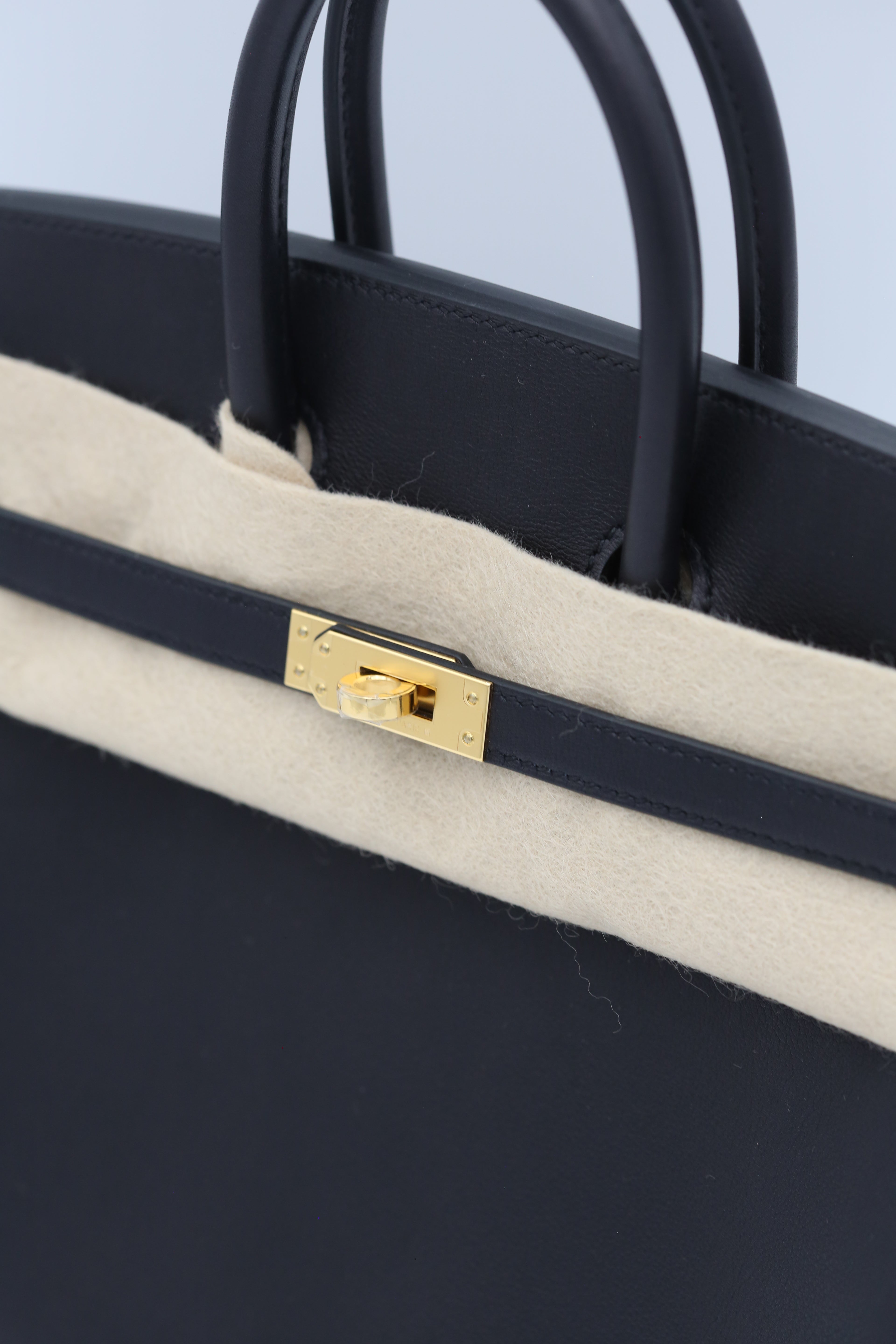 HERMÈS Birkin 25 Noir Valupto