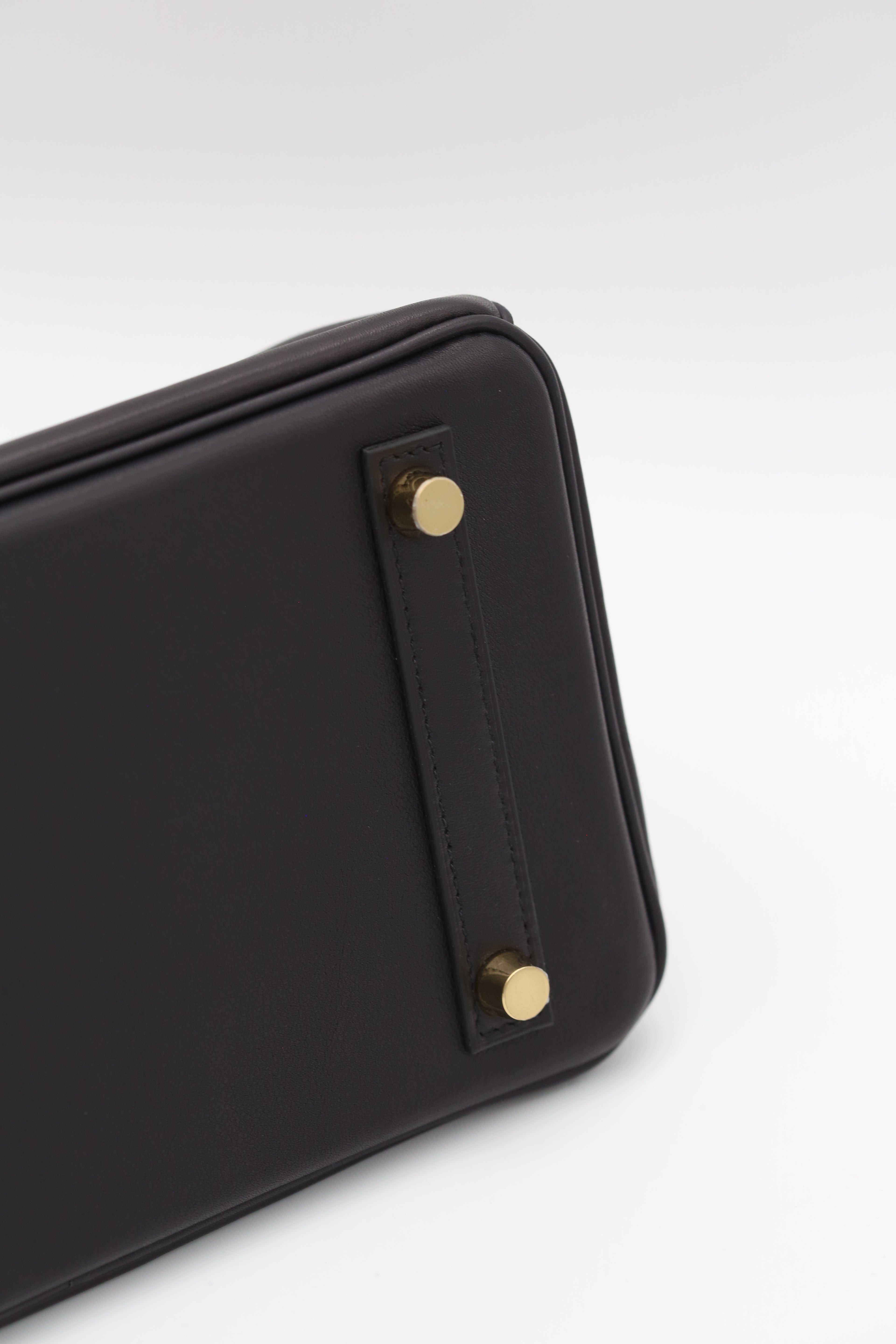 HERMÈS Birkin 25 Noir Valupto