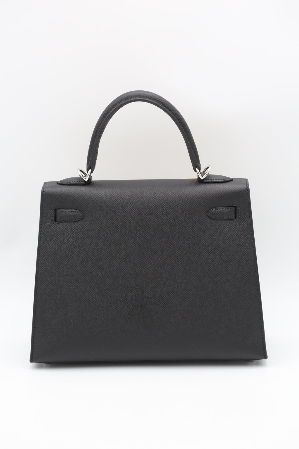 HERMÈS Kelly 28 Epsom Silver