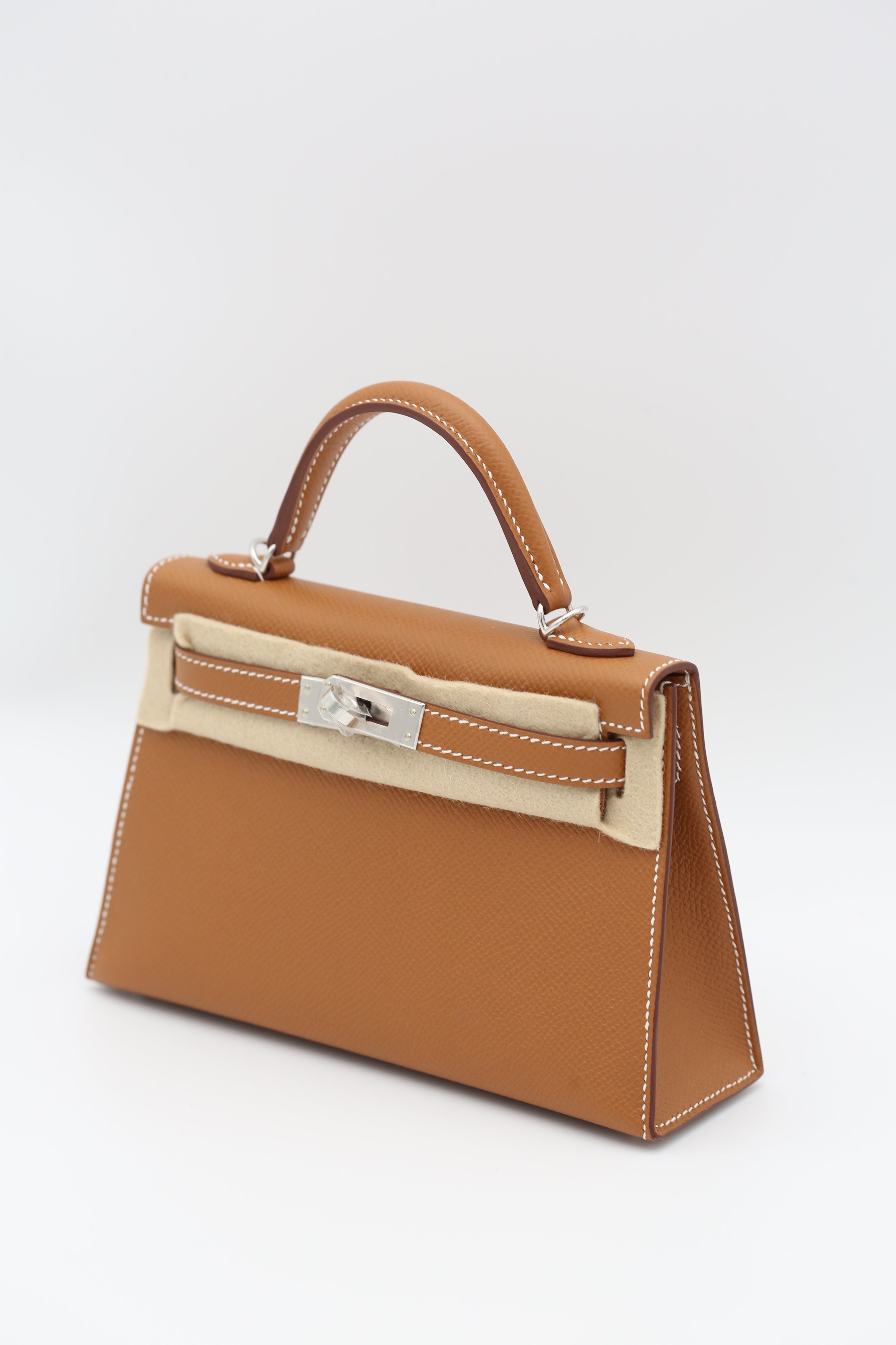 HERMÈS Mini Kelly Gold