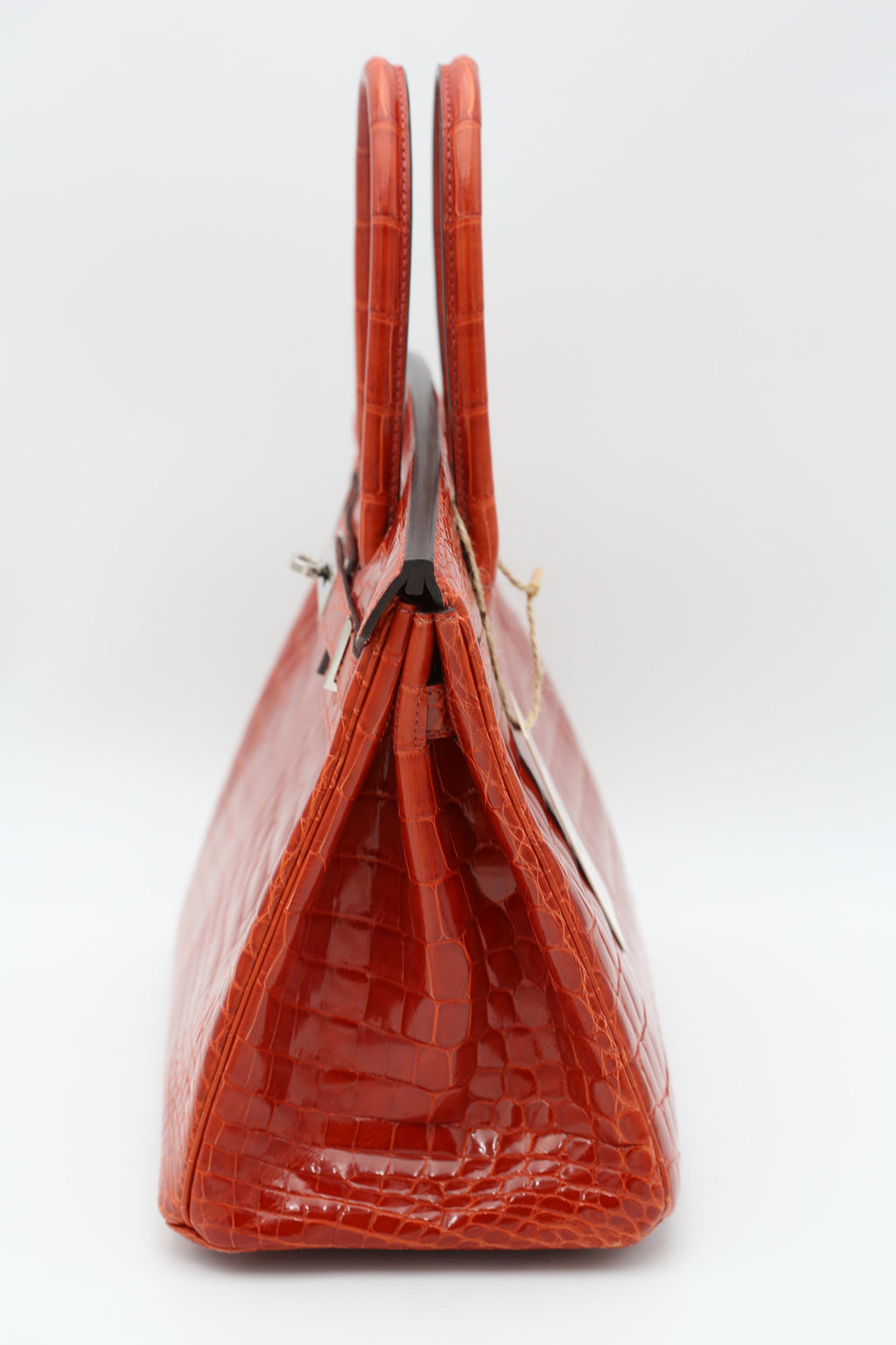HERMÈS Birkin 30 Geranium Silver