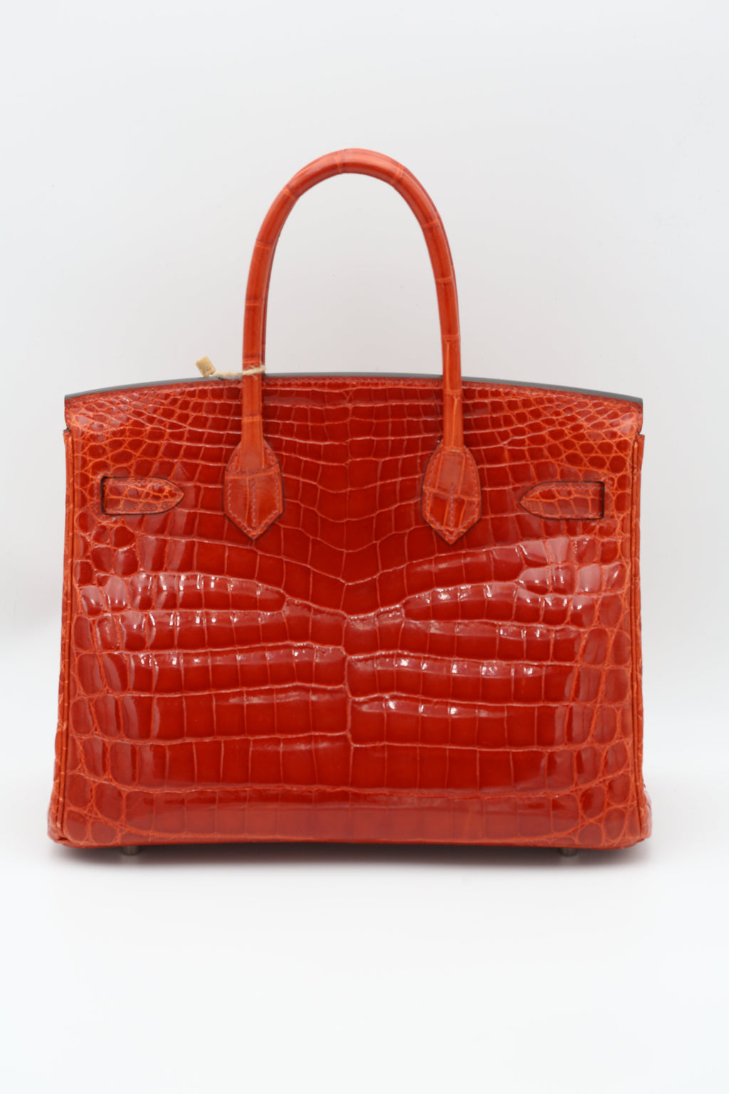 HERMÈS Birkin 30 Geranium Silver