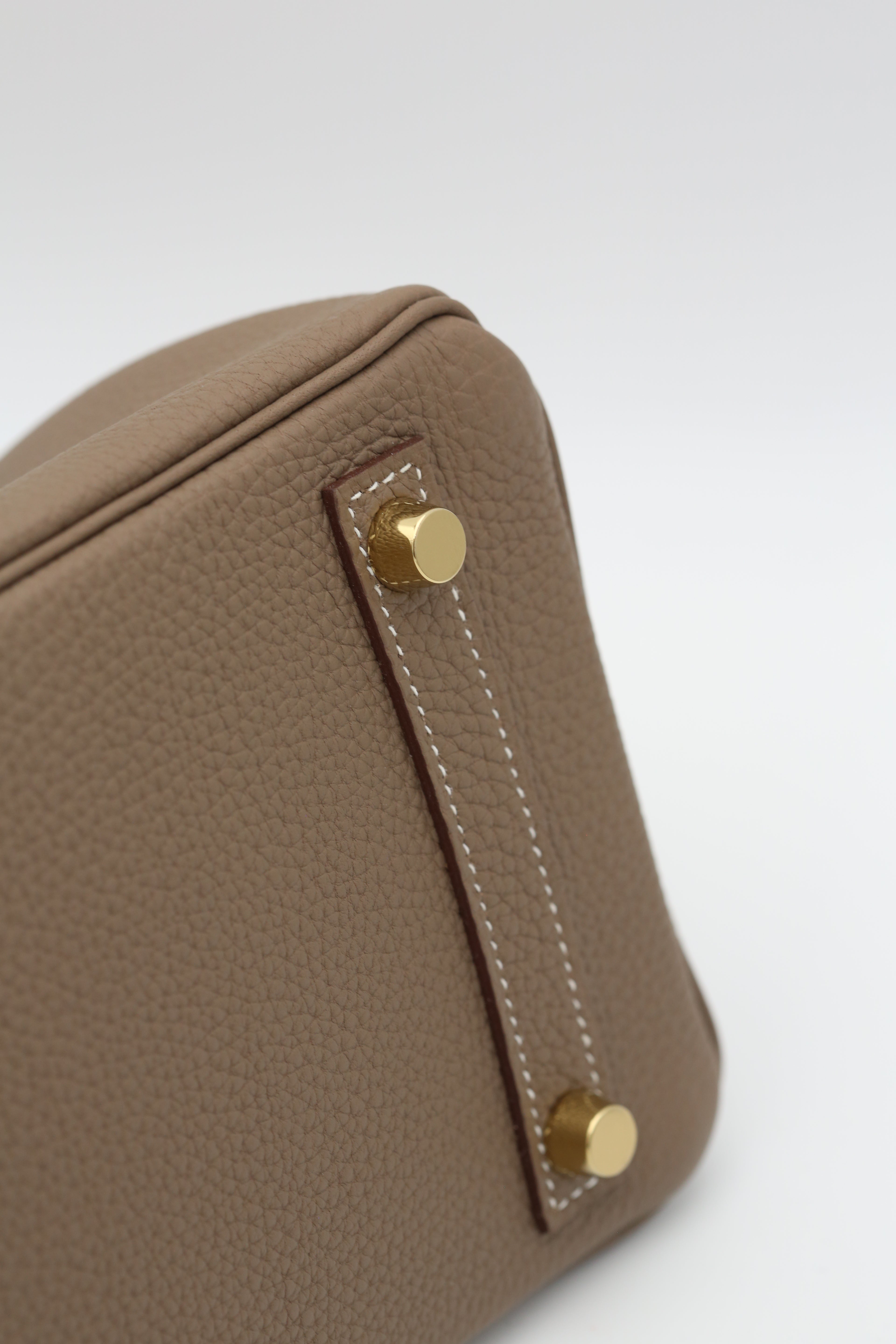 HERMÈS Birkin 25 Etoupe Gold