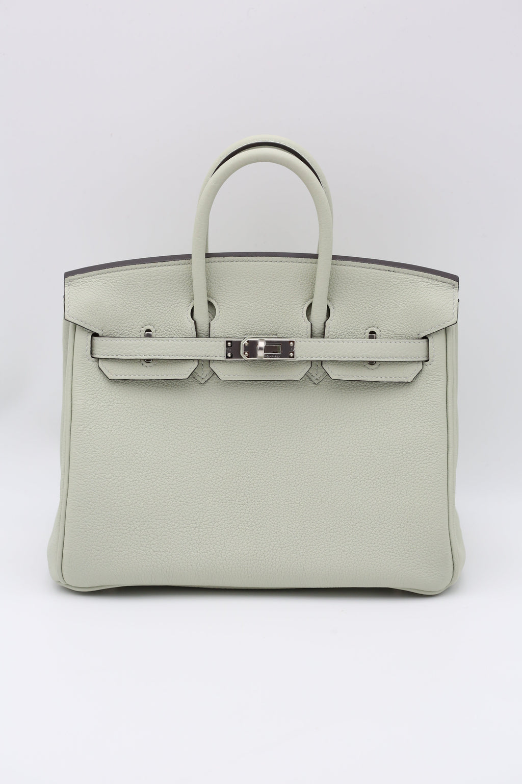 HERMÈS Birkin 25 Gris Neve