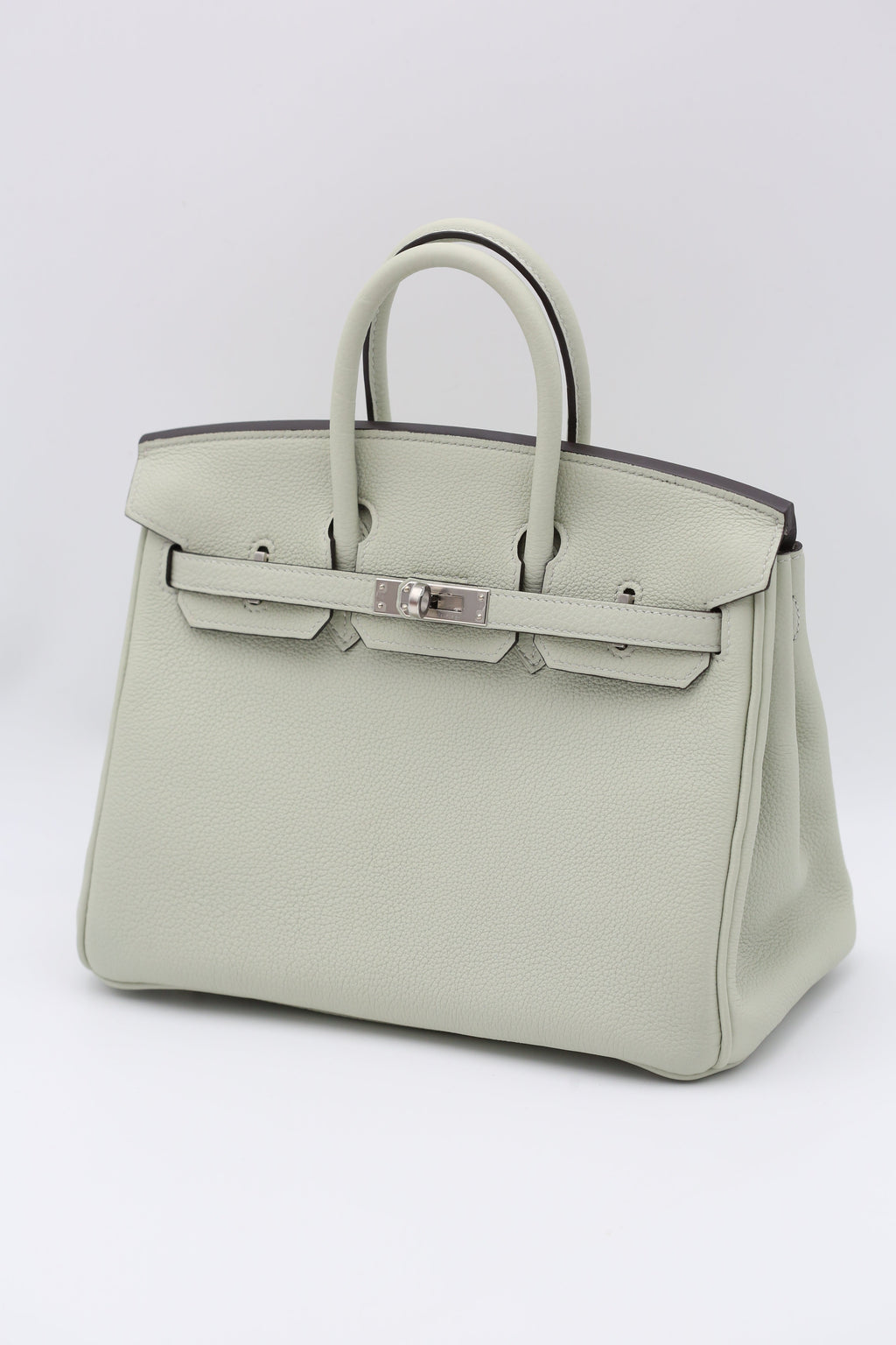 HERMÈS Birkin 25 Gris Neve