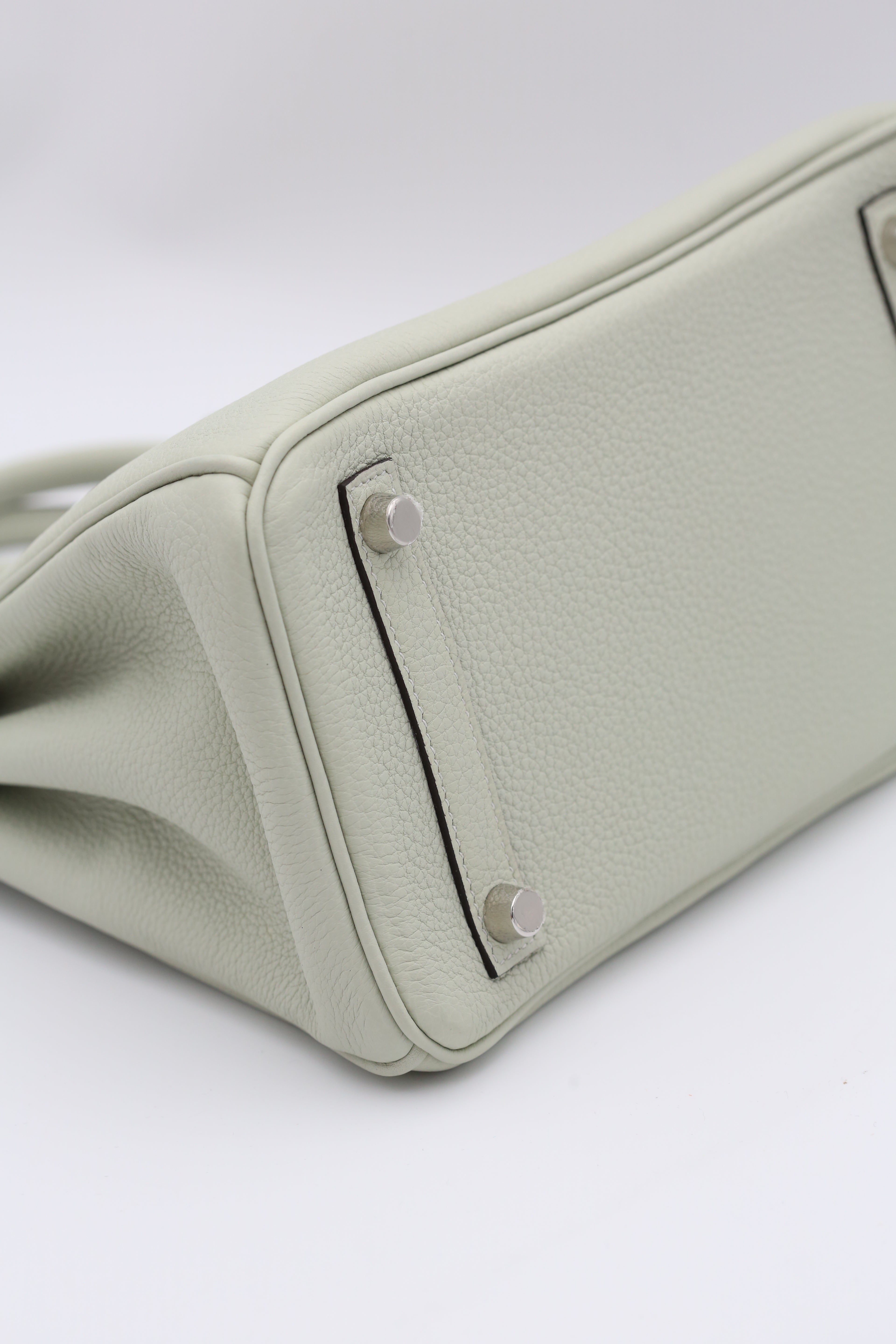HERMÈS Birkin 25 Gris Neve
