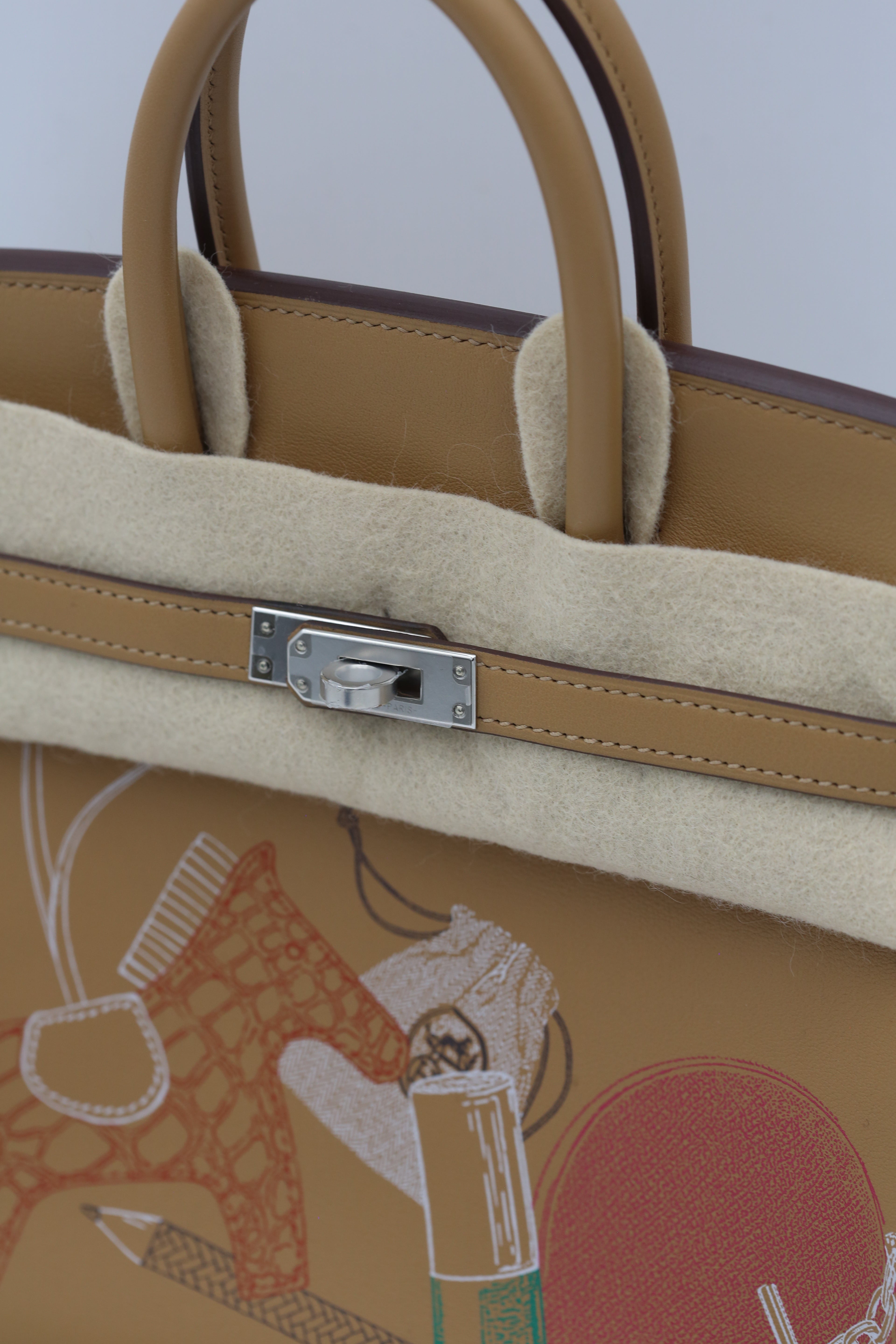 HERMÈS Birkin In and Out Biscuit