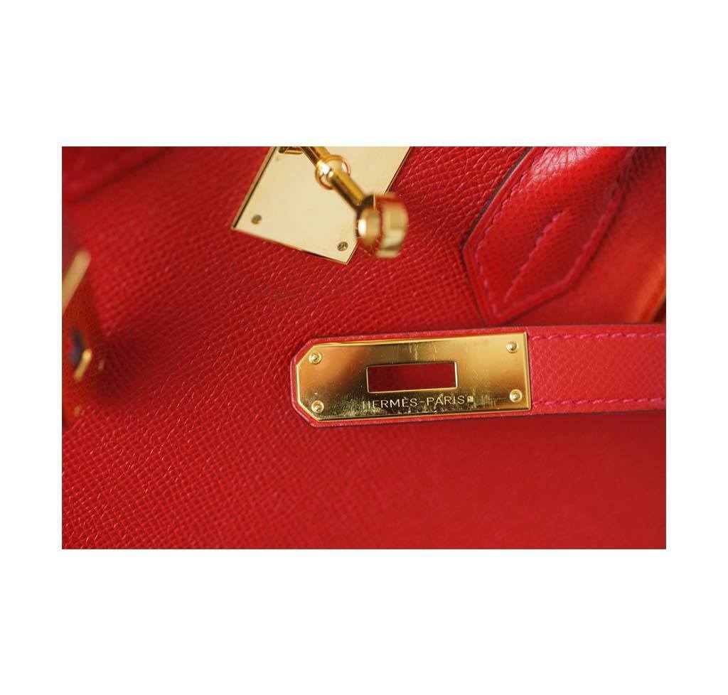 Hermès Birkin 30 Rouge Casaque Bag
