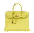 Hermès Birkin 35 Souffre Yellow Bag