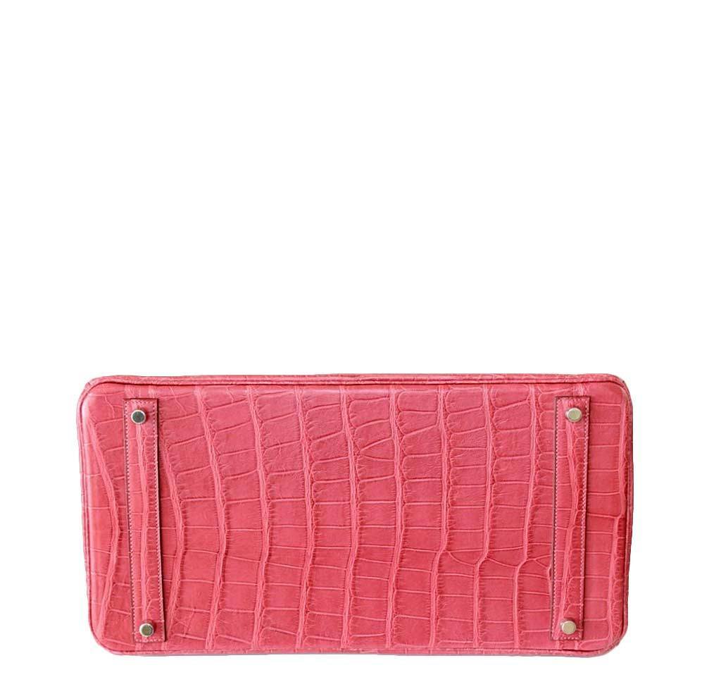 Hermès Birkin 40 Boise de Rose Alligator Bag