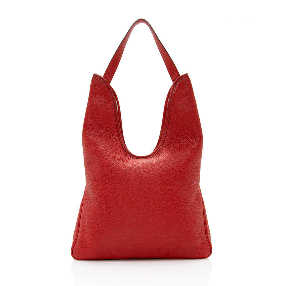 Hermes Clemence Leather Massai PM Bag (SHF-20215)