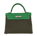 Hermès Kelly 32 Tri-Color Ostrich Bag Limited Edition