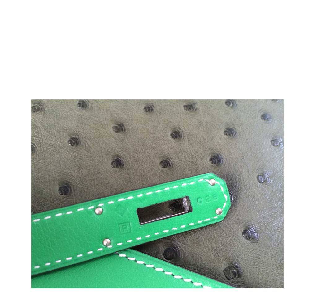 Hermès Kelly 32 Tri-Color Ostrich Bag Limited Edition