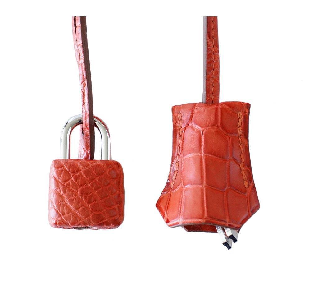 Hermès Kelly 35 Supple Alligator Sanguine Bag