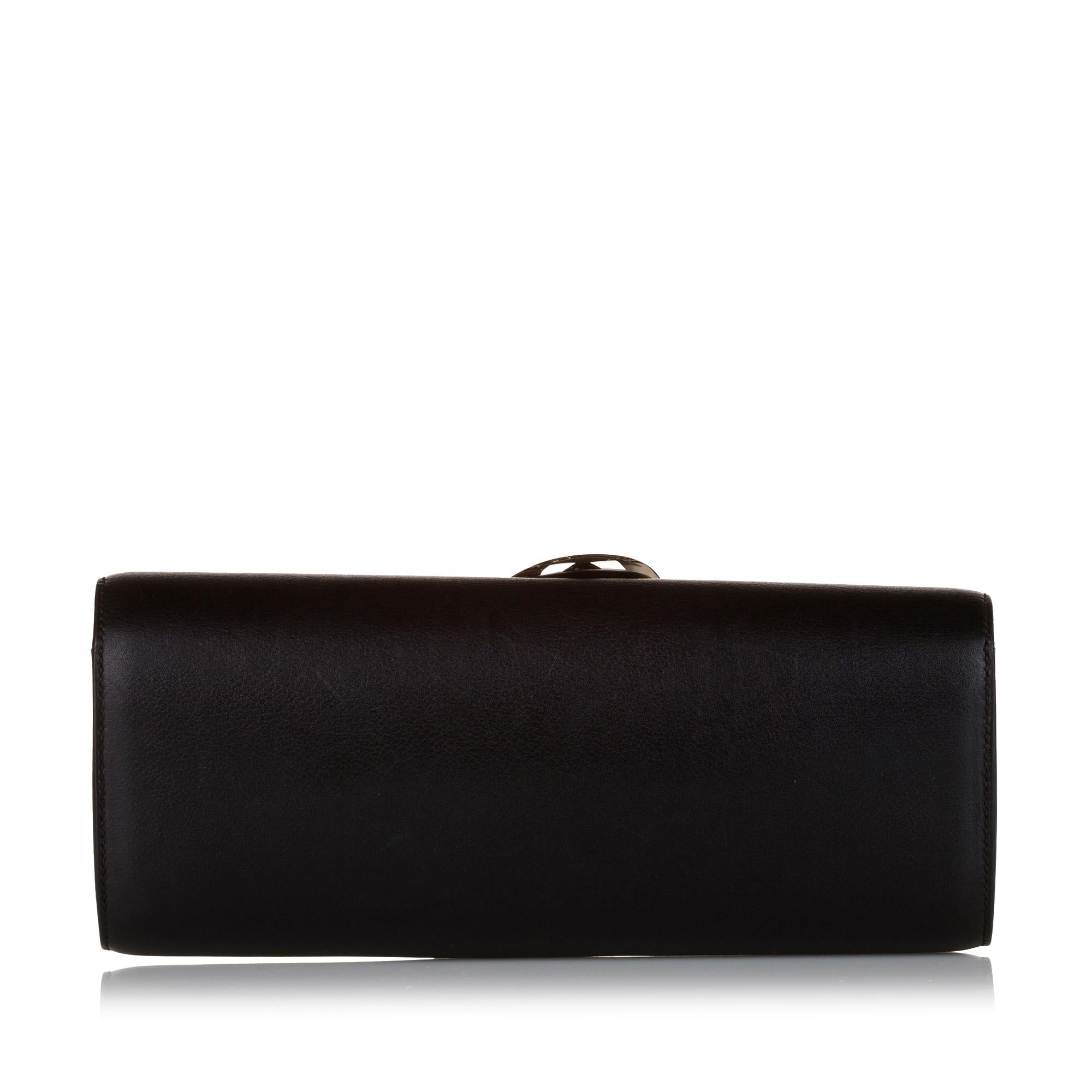 Hermes Tadelakt Egee Clutch Bag (SHG-35498)