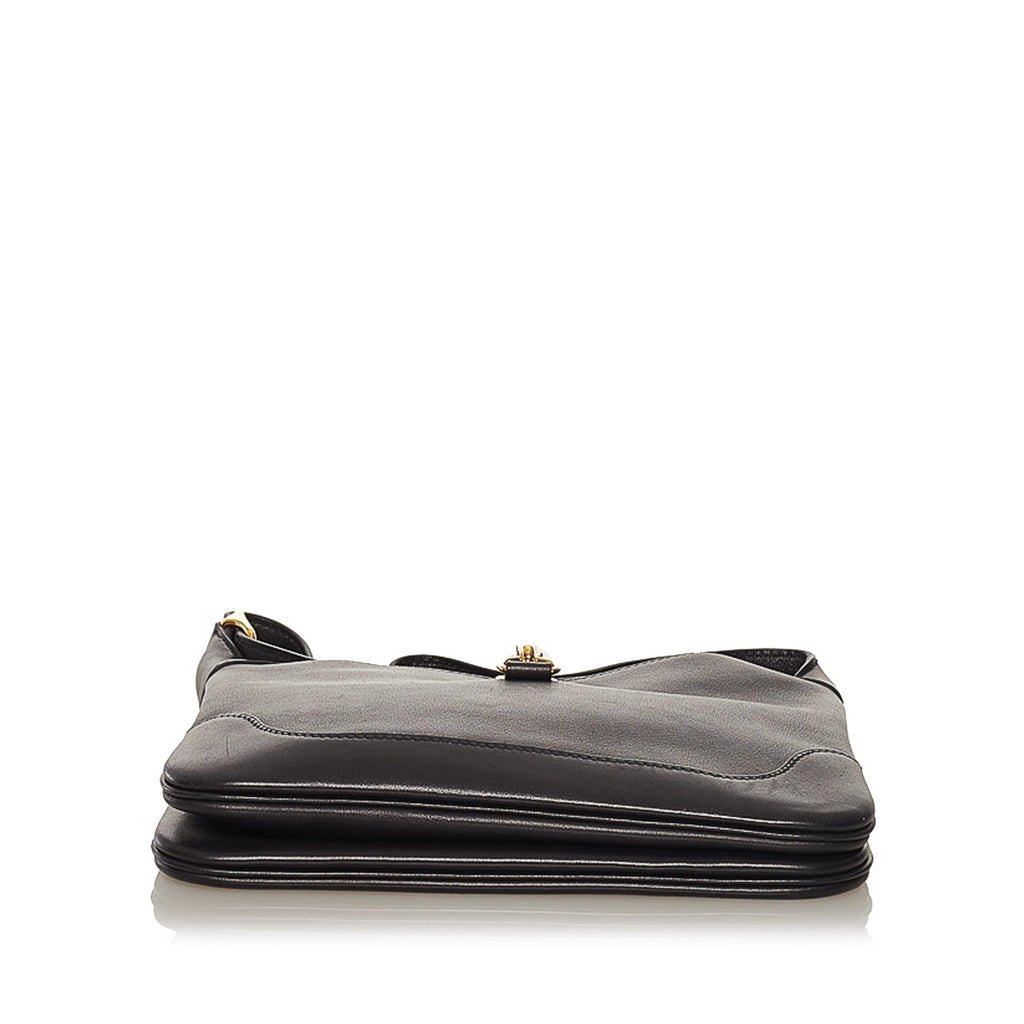 Hermes Trim Duo Leather Crossbody Bag (SHG-KZI78u)