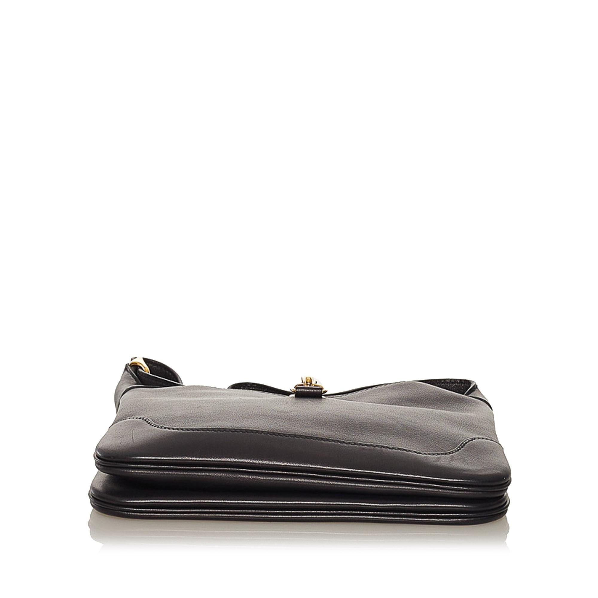 Hermes Trim Duo Leather Crossbody Bag (SHG-KZI78u)