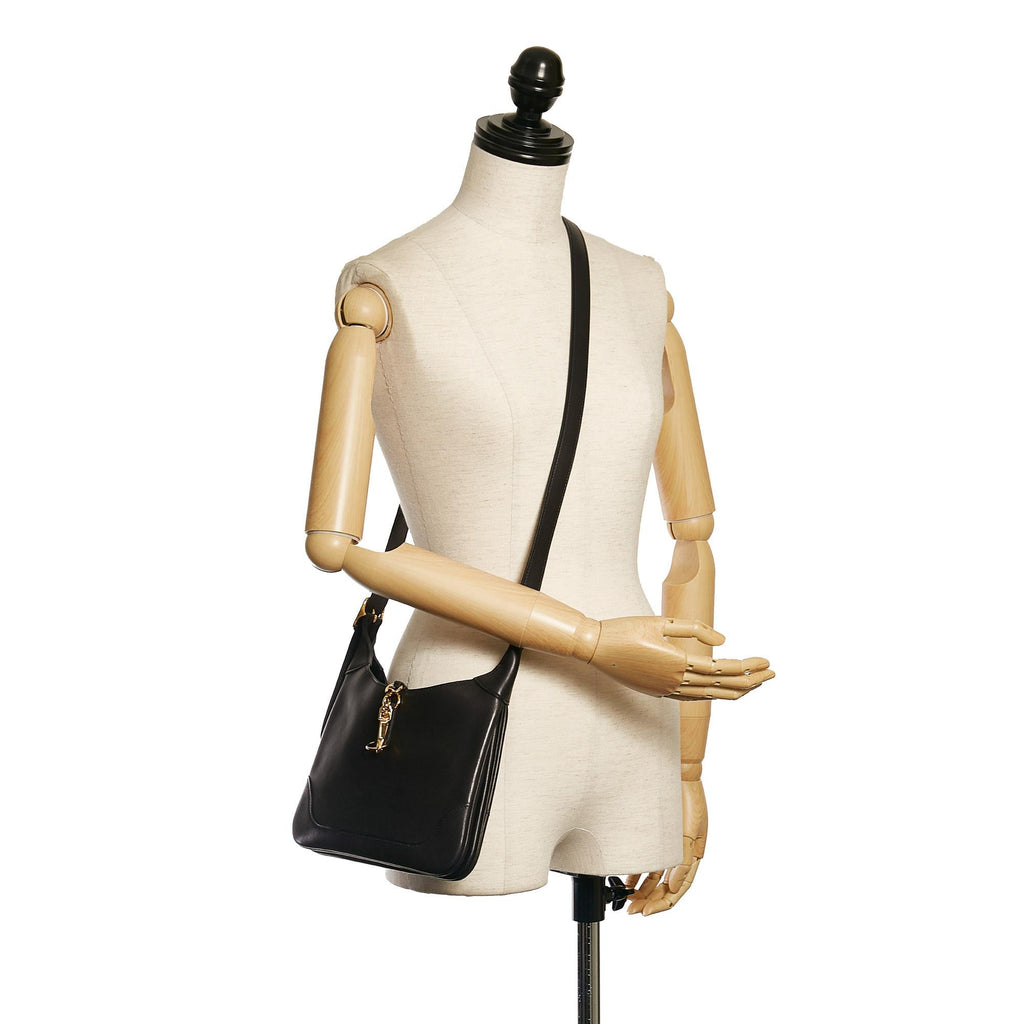 Hermes Trim Duo Leather Crossbody Bag (SHG-KZI78u)