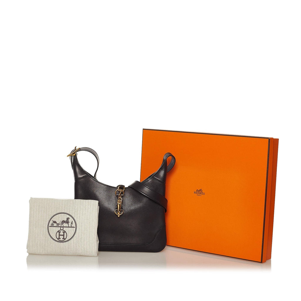 Hermes Trim Duo Leather Crossbody Bag (SHG-KZI78u)