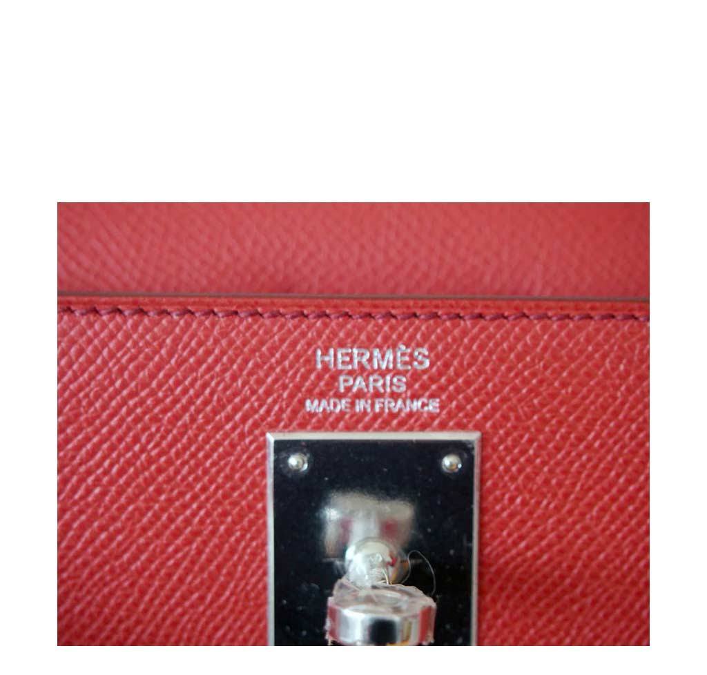 Hermès Kelly 32 Sellier Flag Red Pink Bag