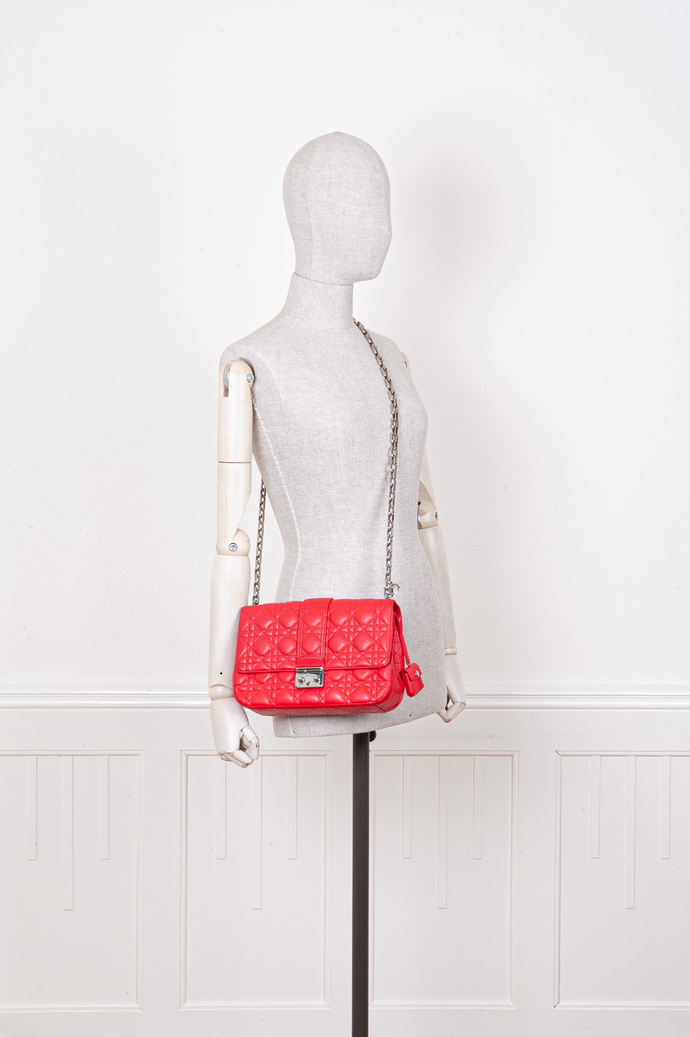 CHRISTIAN DIOR Miss Dior Bag Cannage Pink 2011