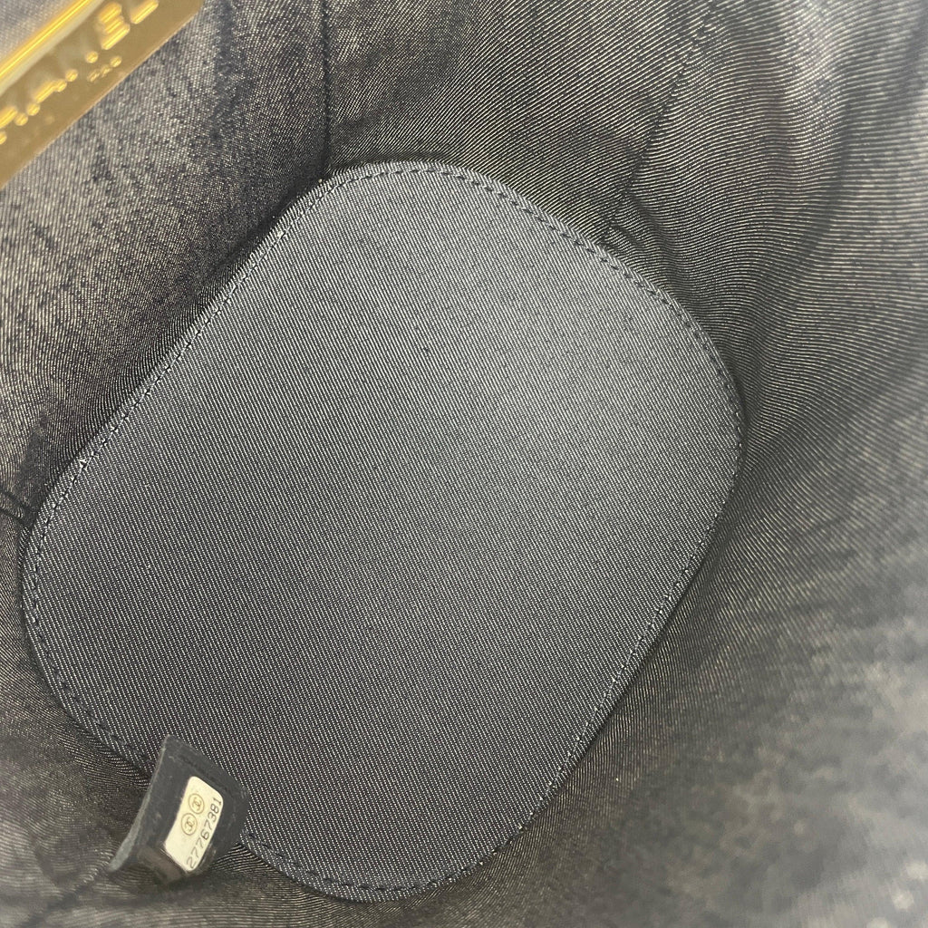 CHANEL Gold CC Mania Vanity Case -OUTLET
