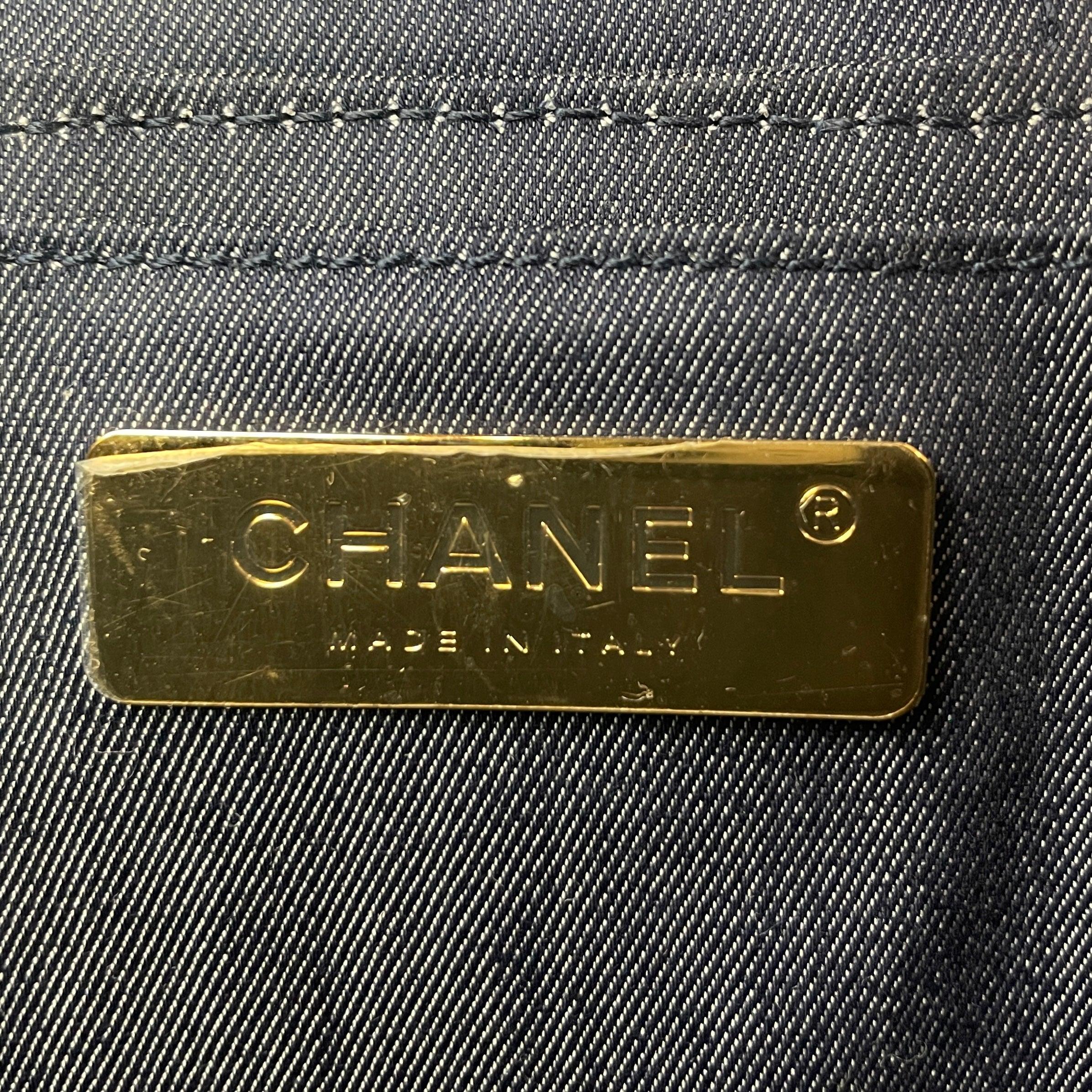 CHANEL Gold CC Mania Vanity Case -OUTLET