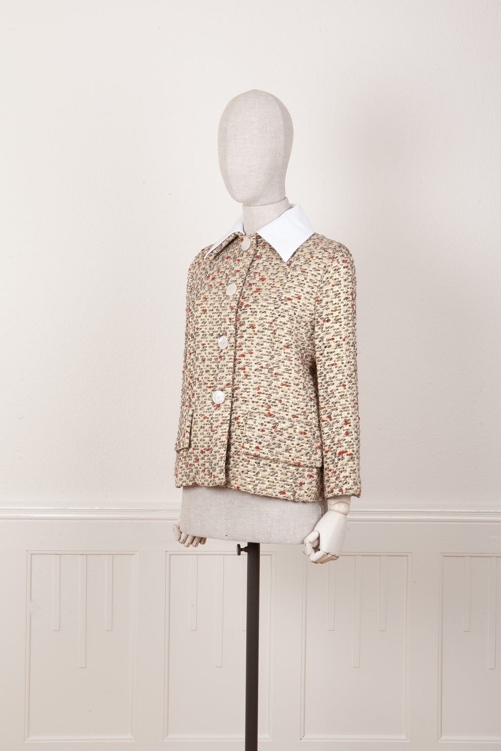 PRADA Jacket Tweed Gold